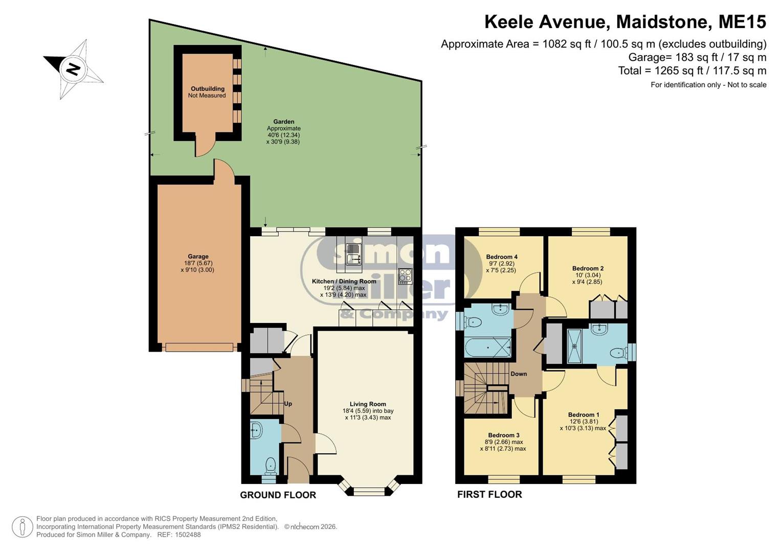 15, Keele Avenue, Maidstone floorplan