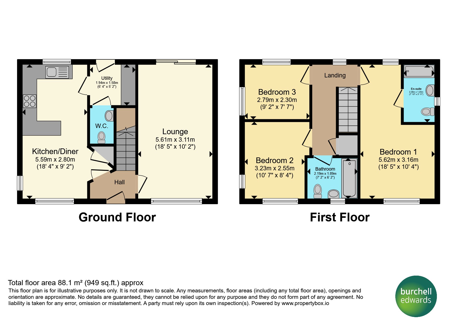 4, Beacon Close, Burton-On-Trent floorplan