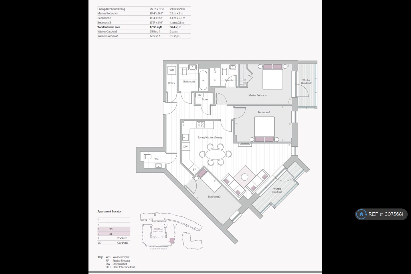 Flat, Burnell Building Wilkinson Close, London floorplan