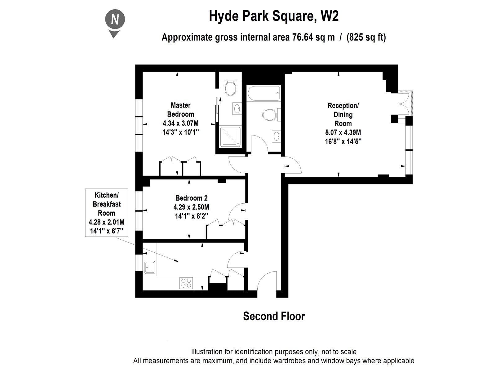 Hyde Park Square, London W2, 2 bedroom flat for sale 61907048
