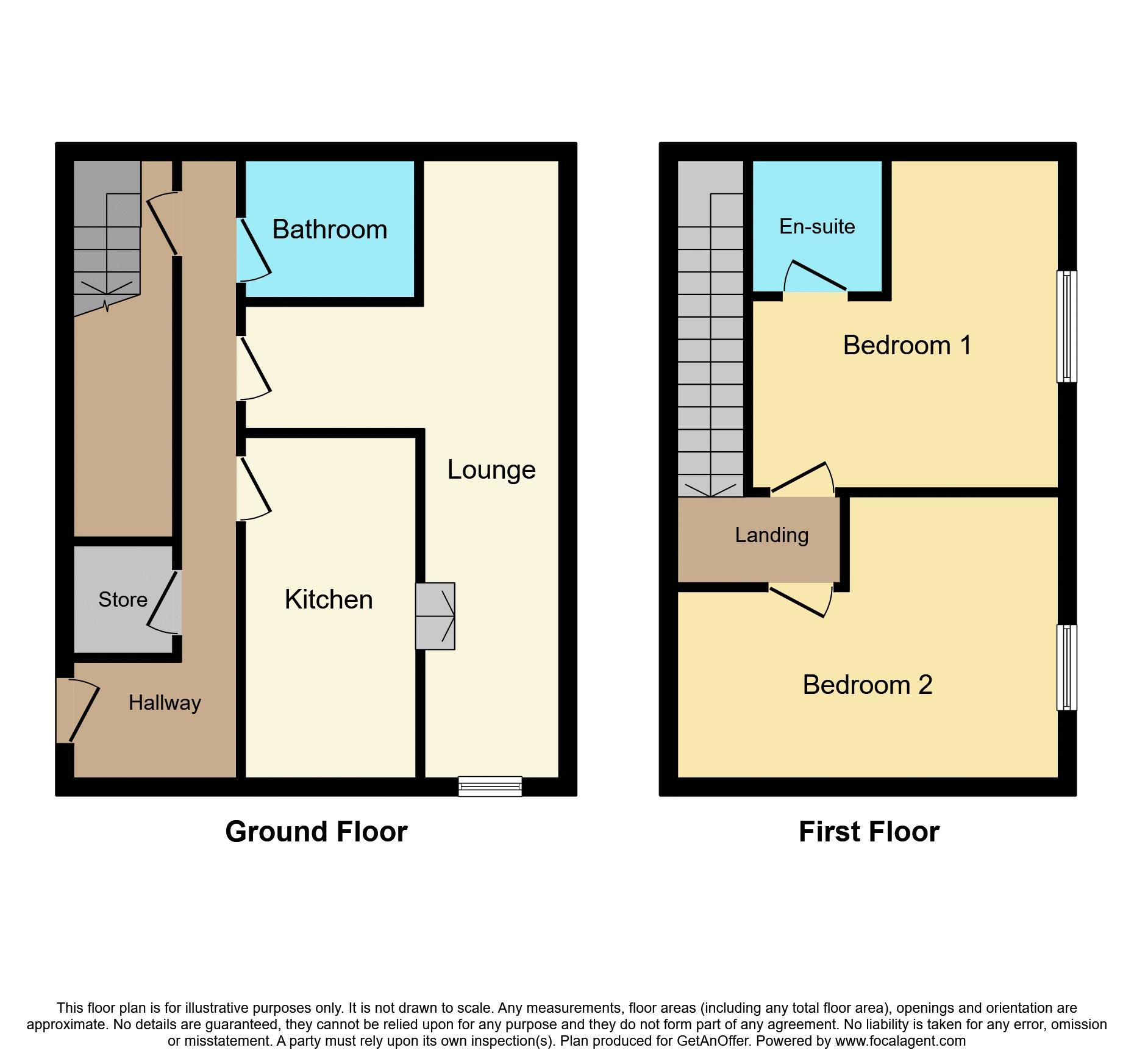 Flat 1 The Old School Rooms, Great Moor Street, Bolton floorplan