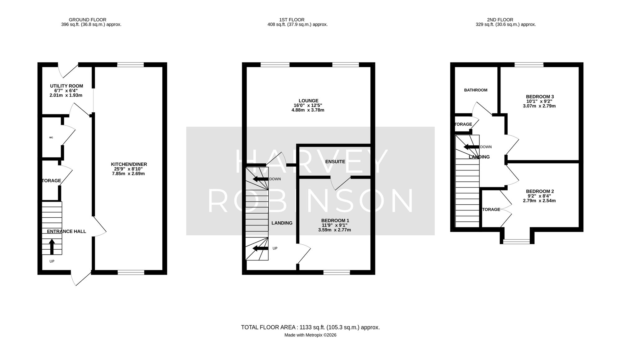 5 Crest Drive, Huntingdon floorplan