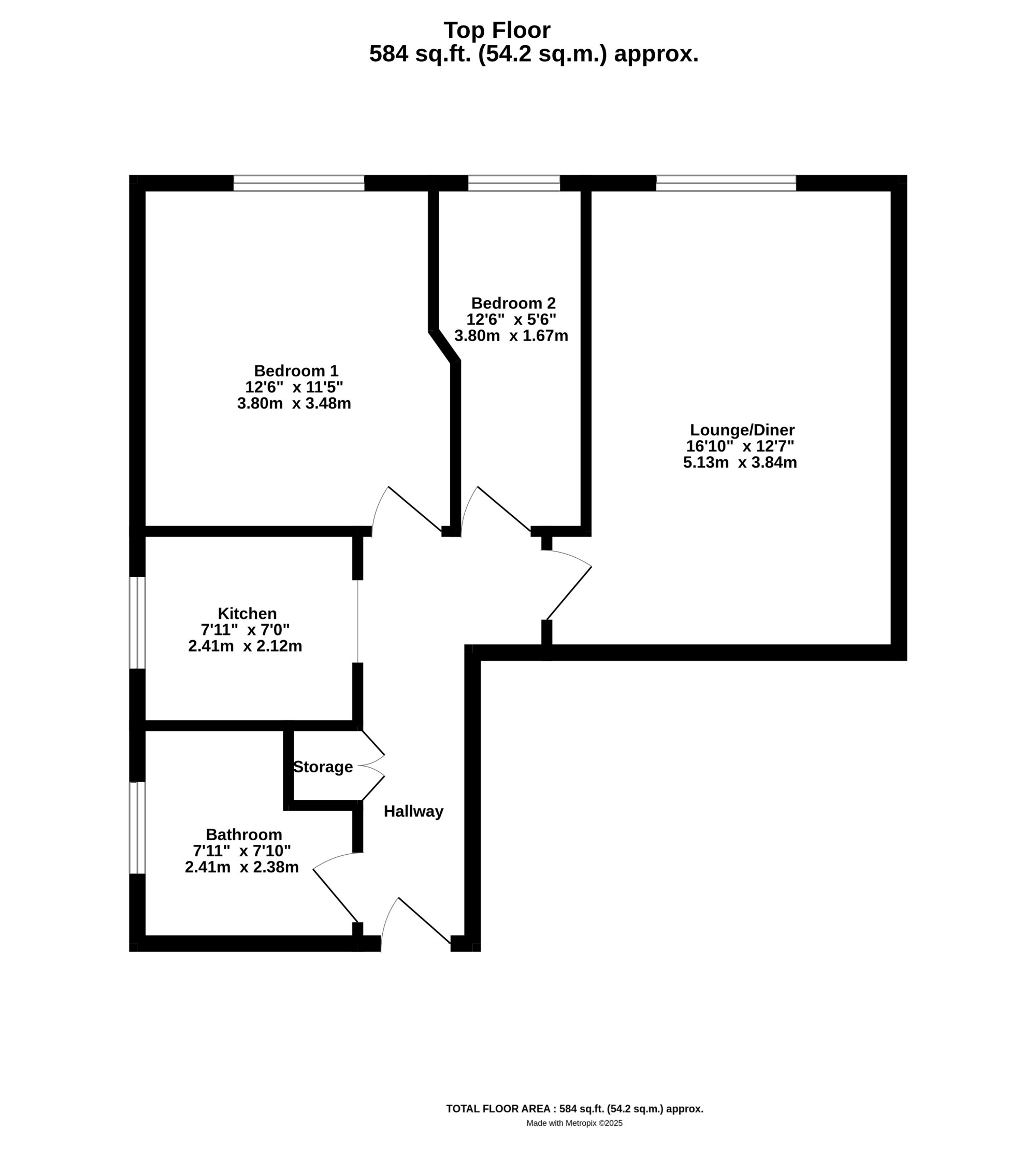Flat 34 The Laurels,, 1 Homefield Road, Bromley floorplan