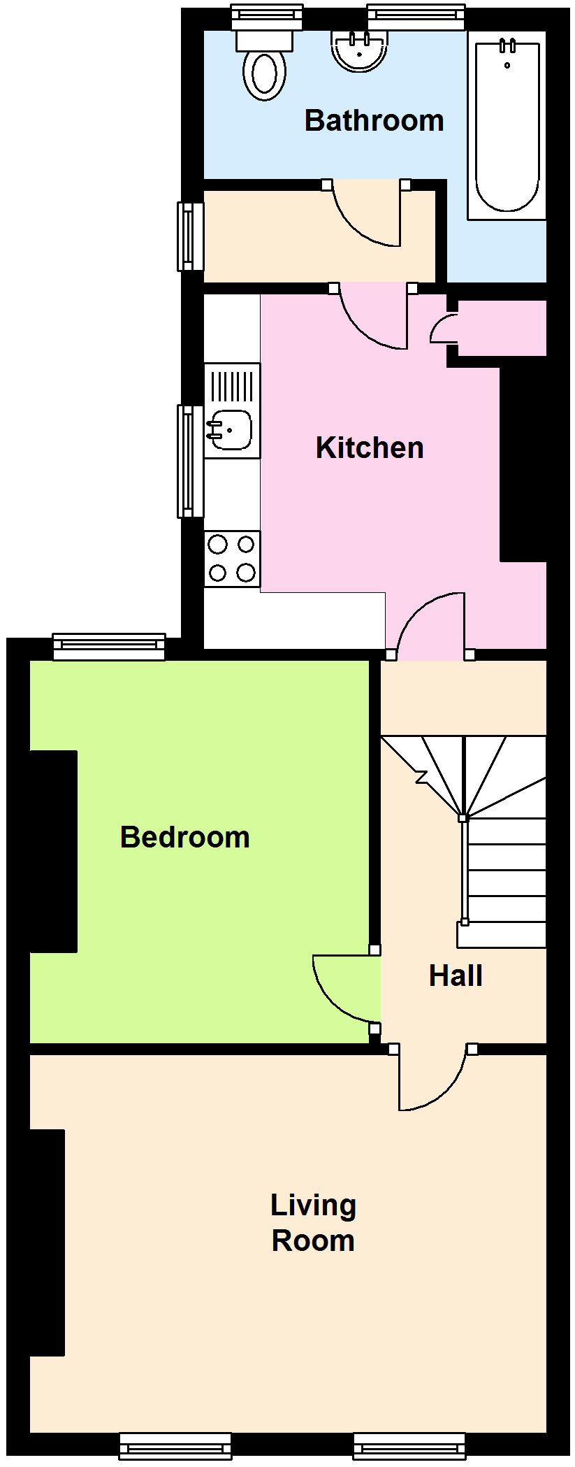 1 Bedrooms Flat to rent in Colmer Road, Streatham, London SW16