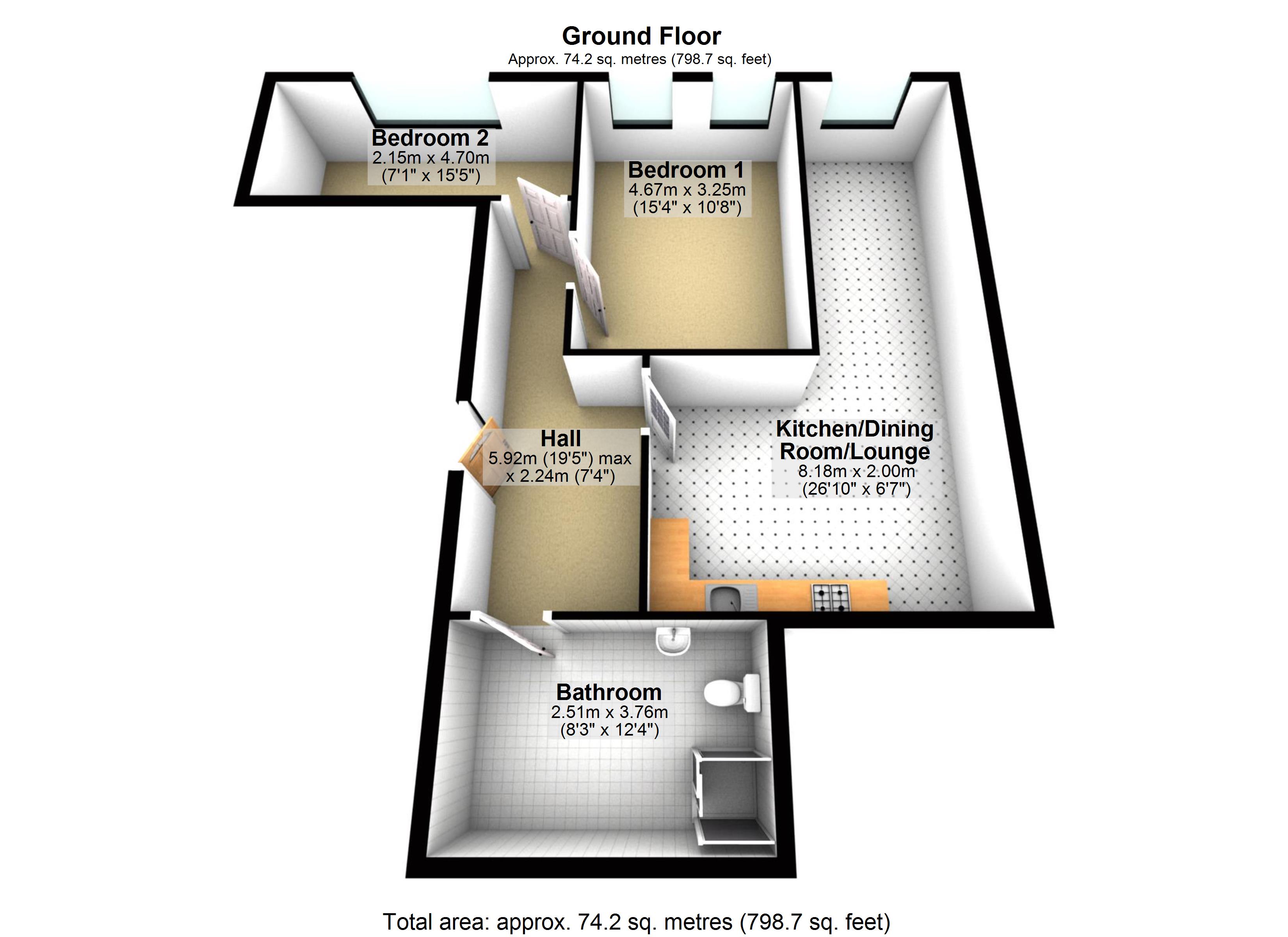 1, 40-46, 40-46 High Street, Long Eaton floorplan