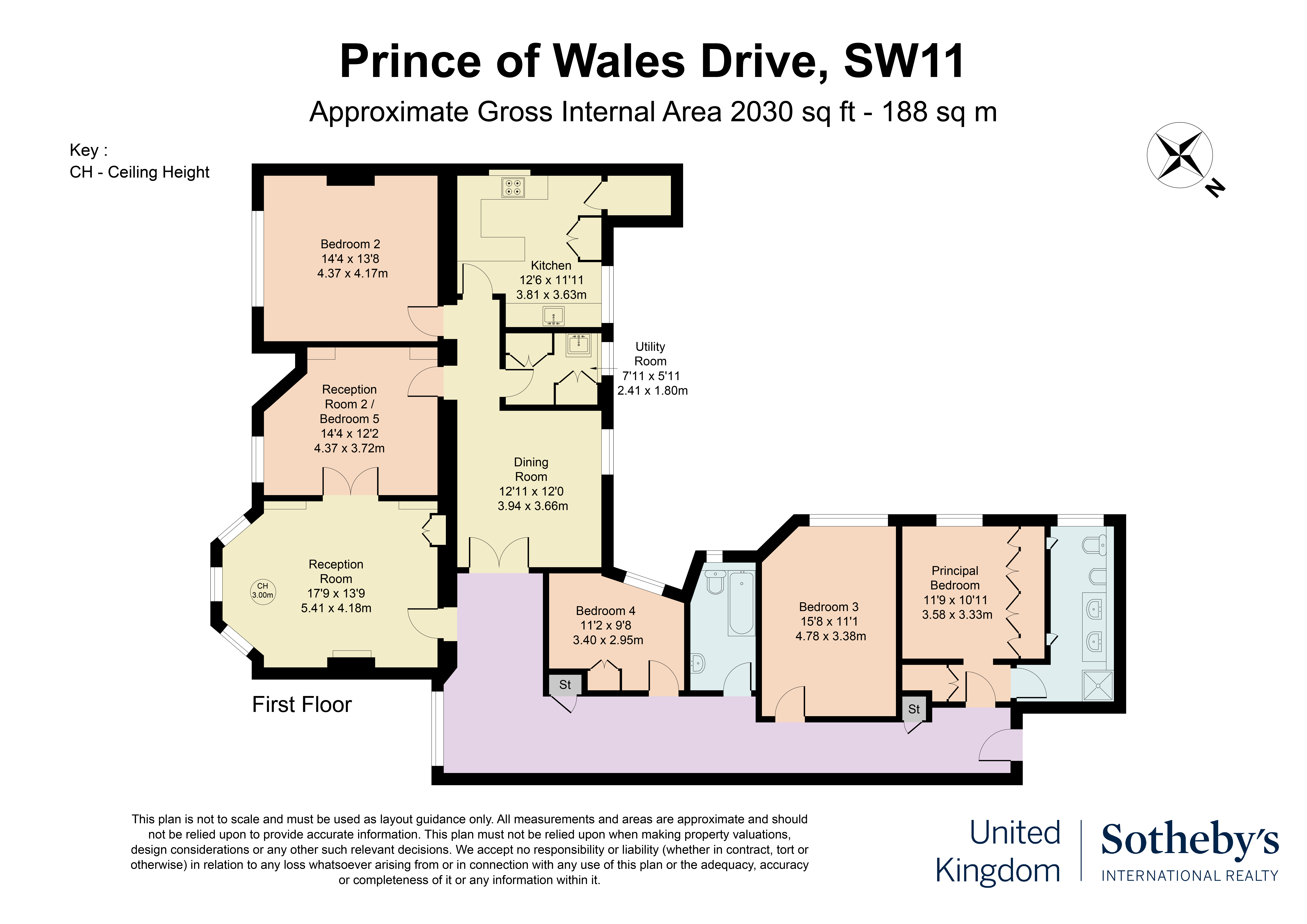 Prince, Prince of Wales Drive, London floorplan