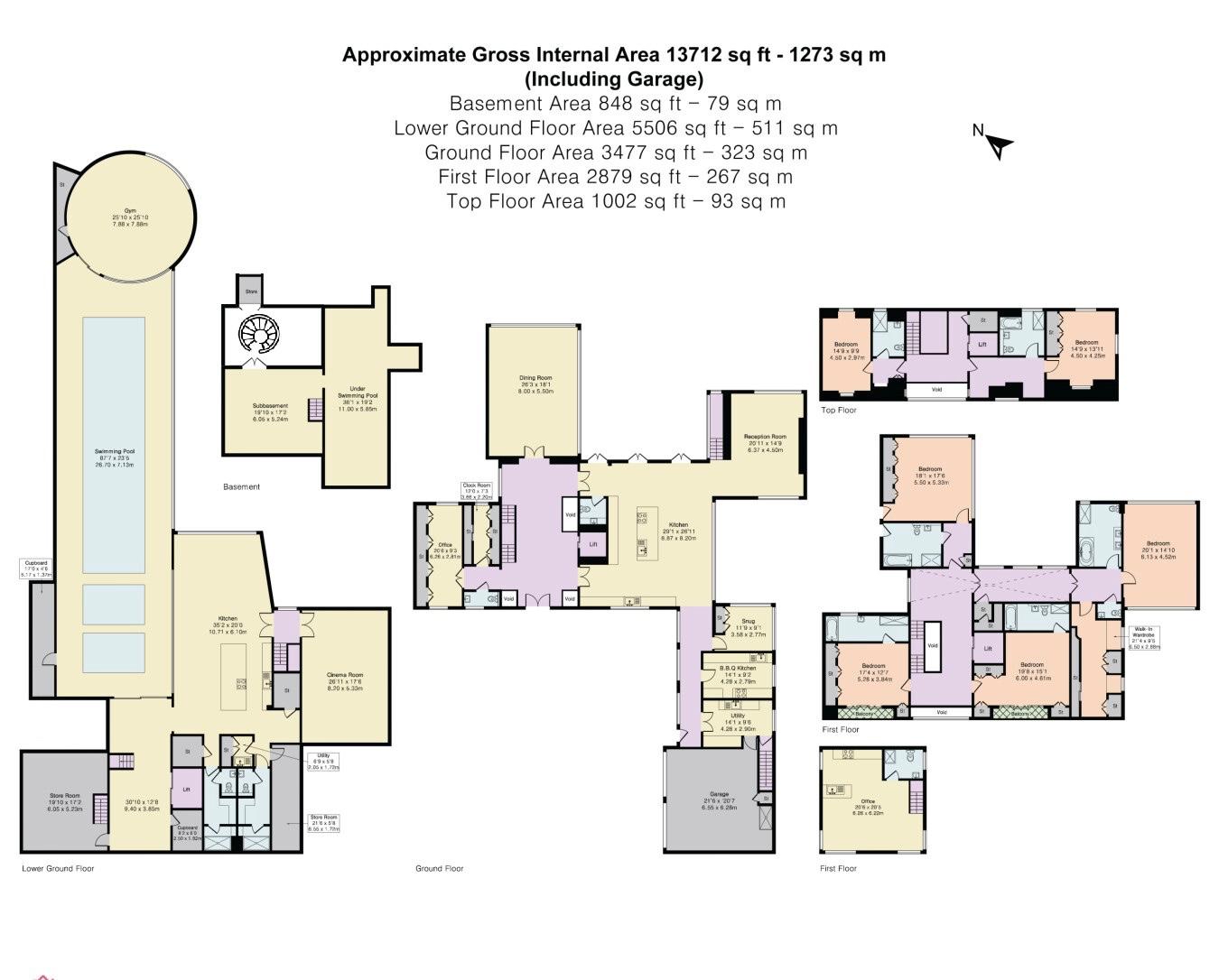 8, The Warren, Radlett floorplan