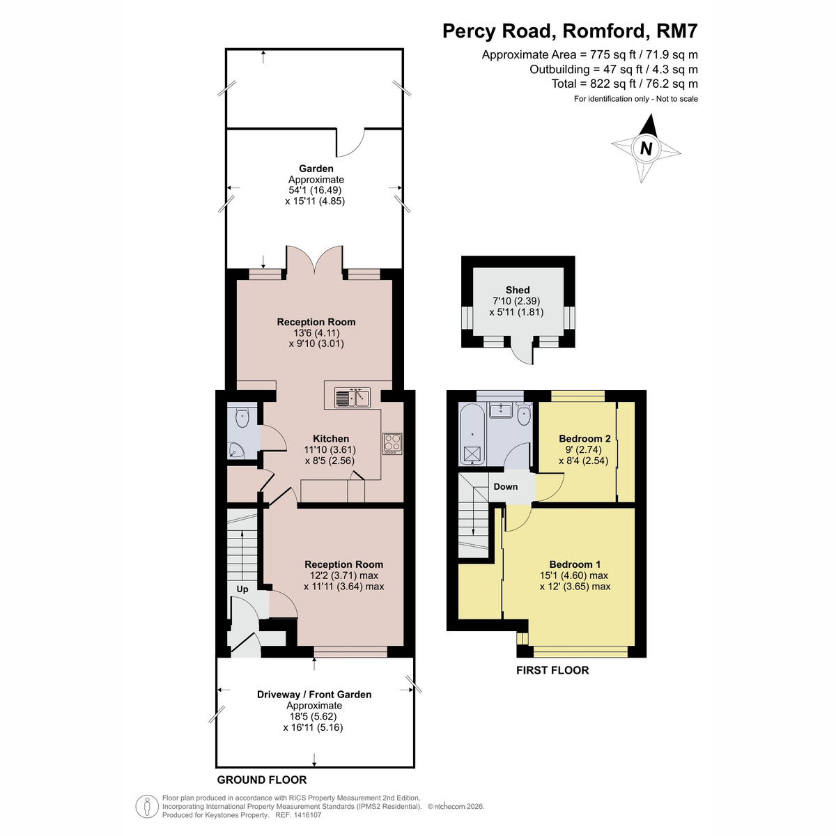 18, Percy Road, Romford floorplan