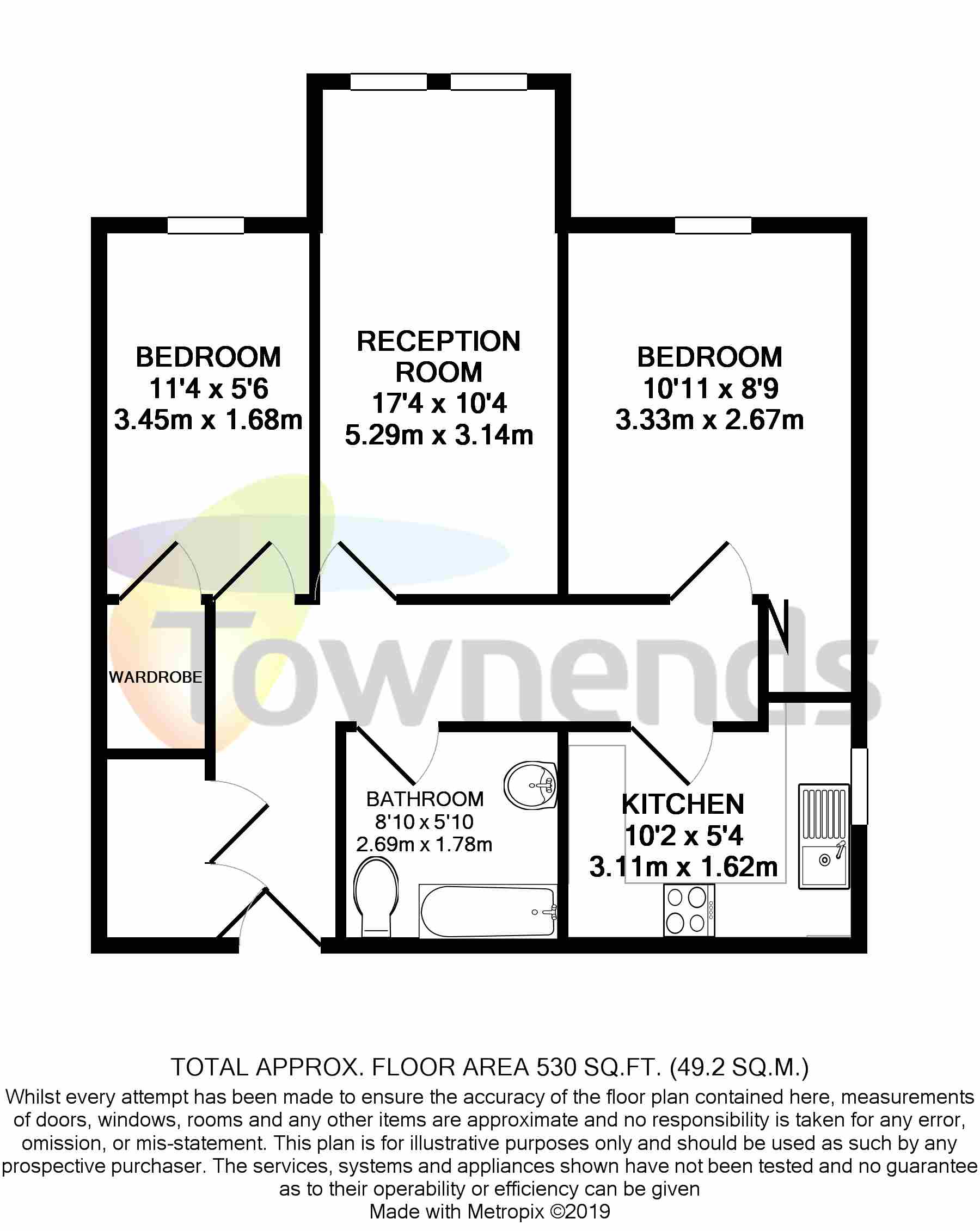 2 Bedrooms Flat for sale in Kingfisher Court, 41 Lewin Road, London SW16