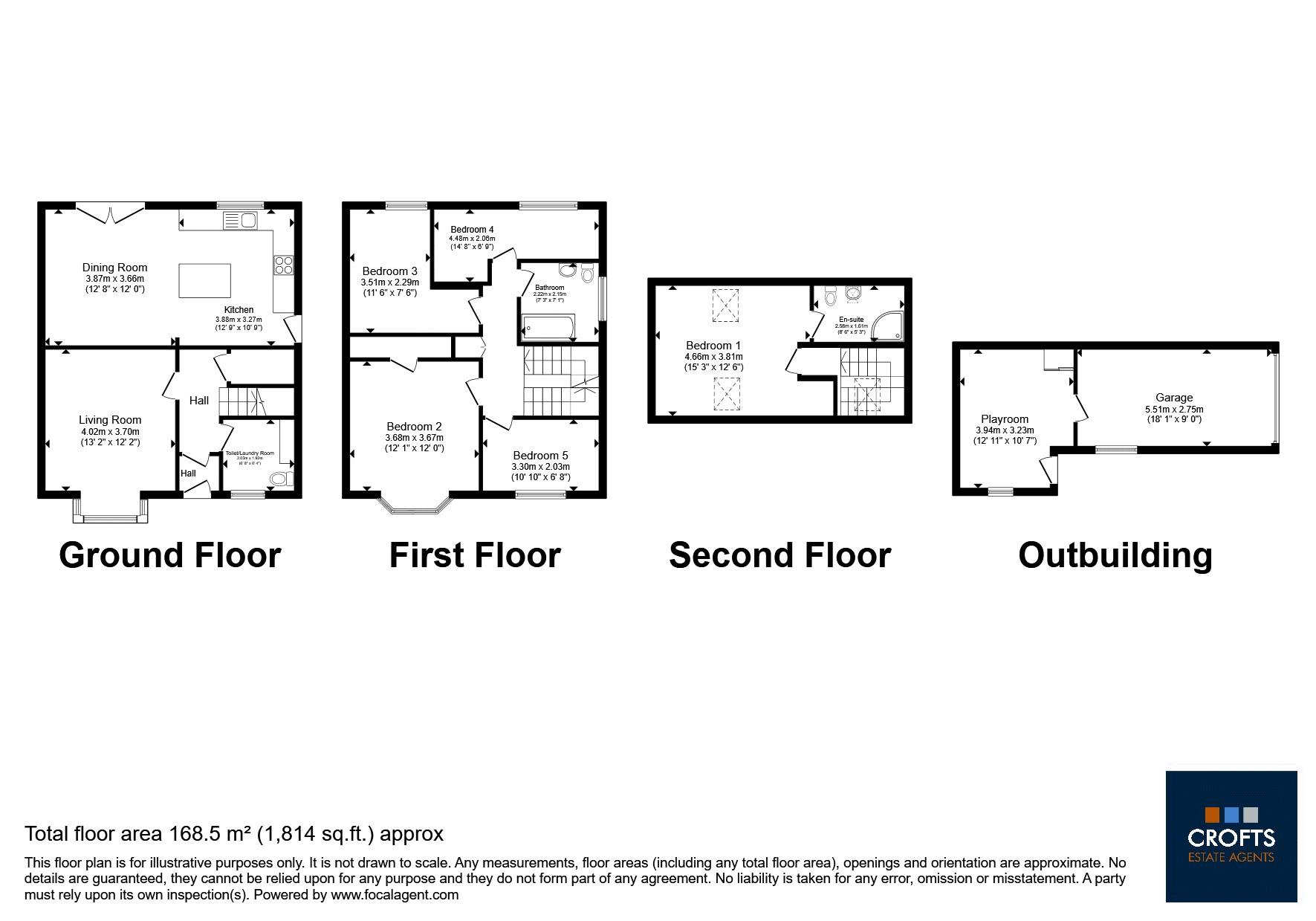 10, Beech Grove, Holton-Le-Clay floorplan