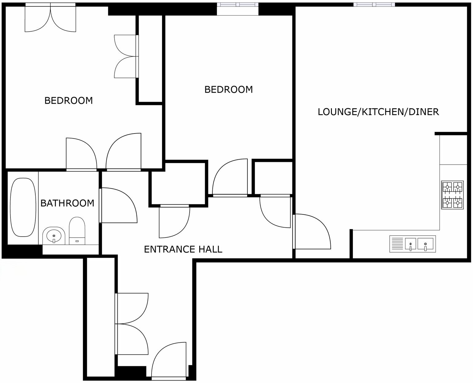 26, Hermitage Court, Honeywell Close, Leicester floorplan