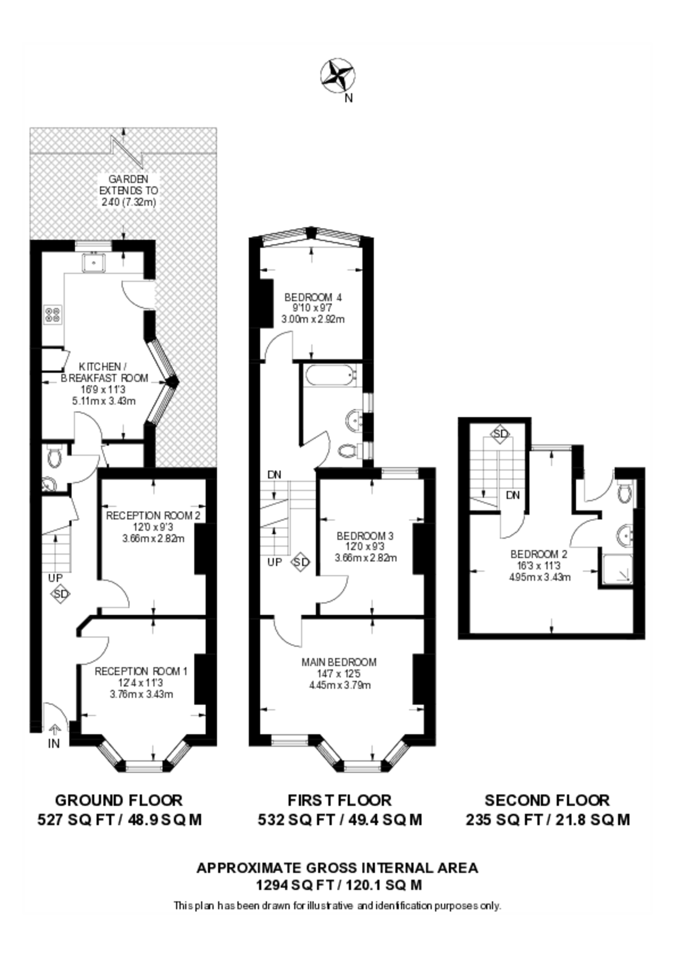 Barcombe Avenue, Streatham Hill floorplan
