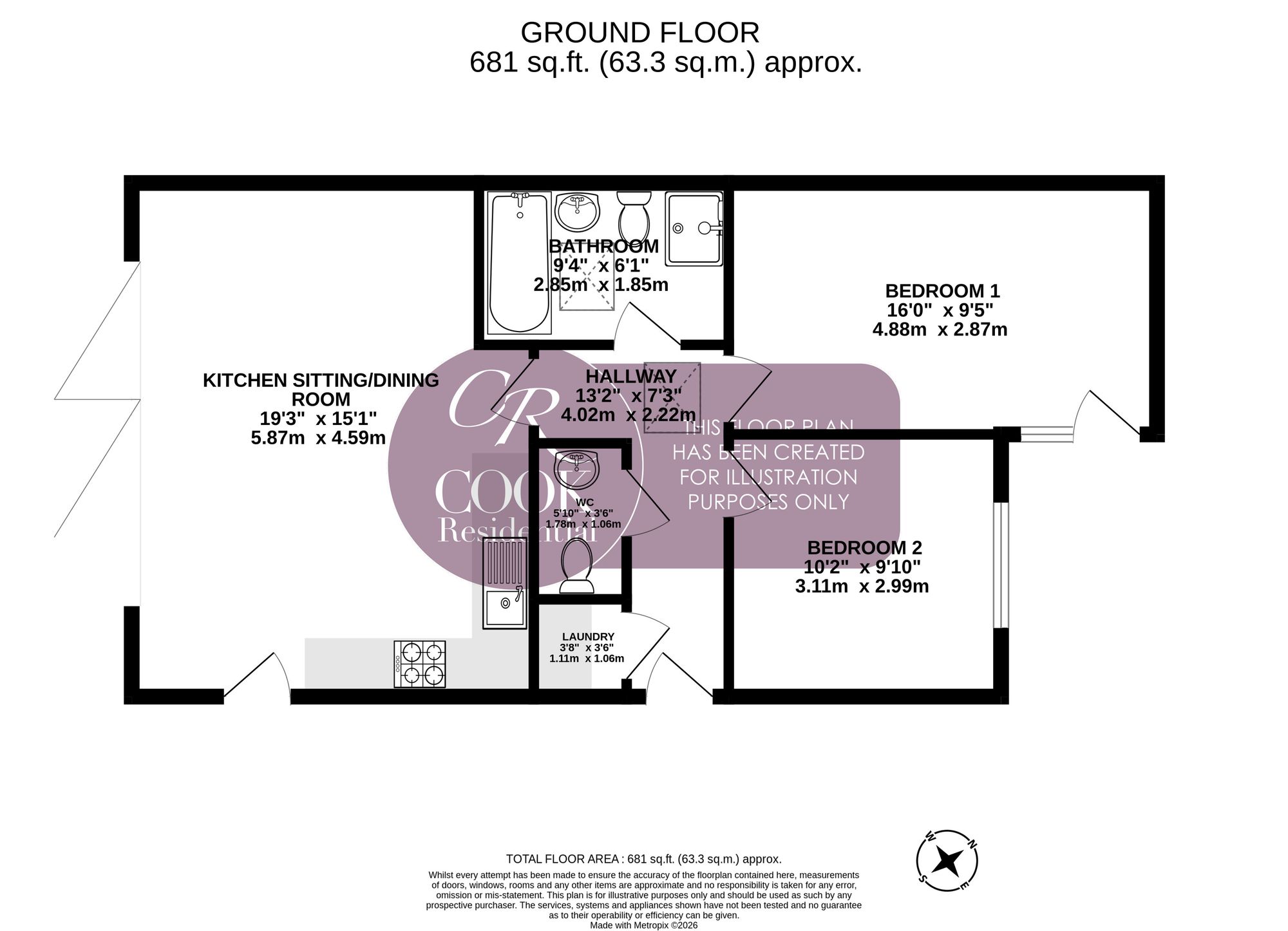 156b Arle Road, Cheltenham floorplan