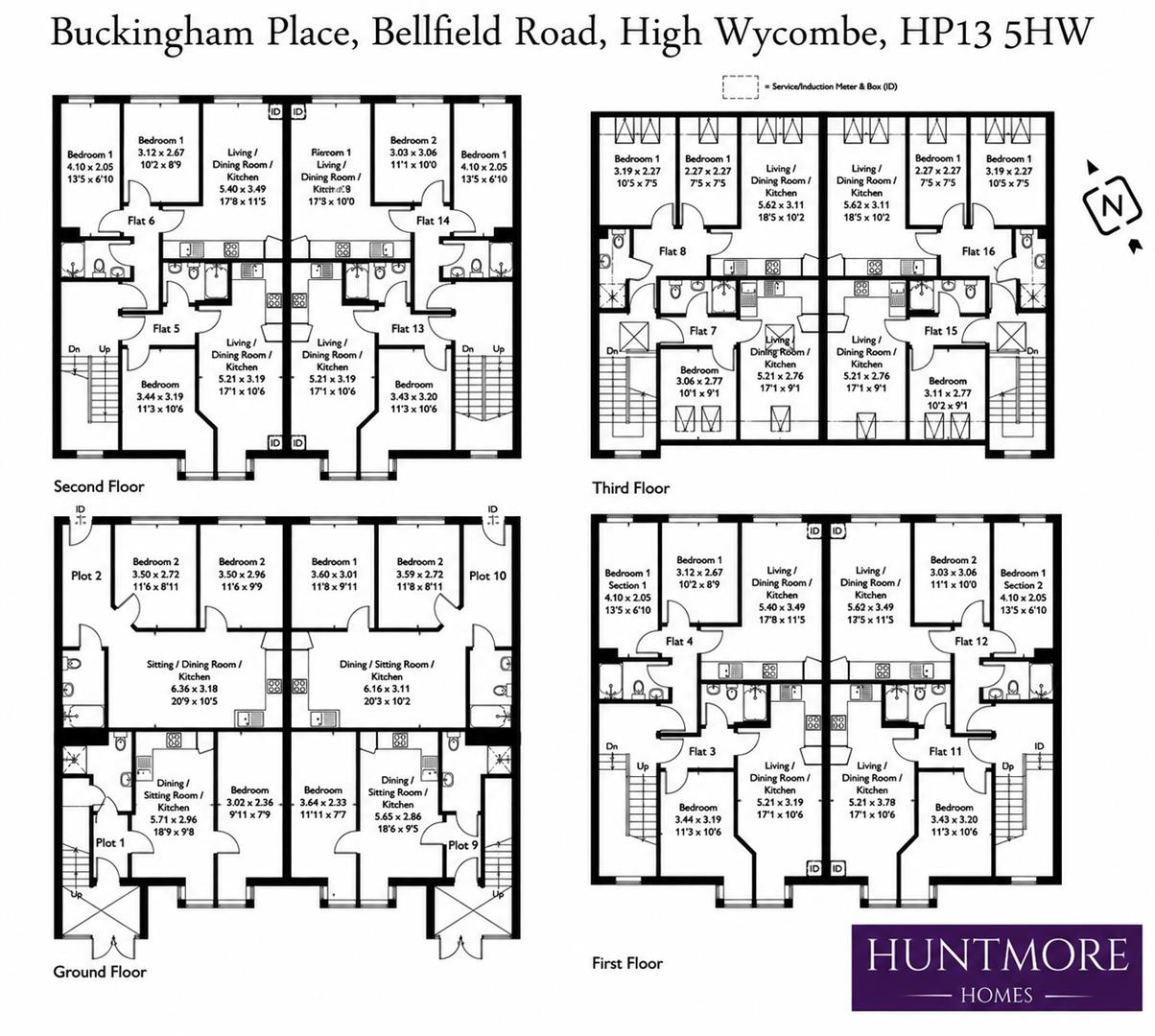 Flat 1 Unit 7, Bellfield Road, High Wycombe floorplan