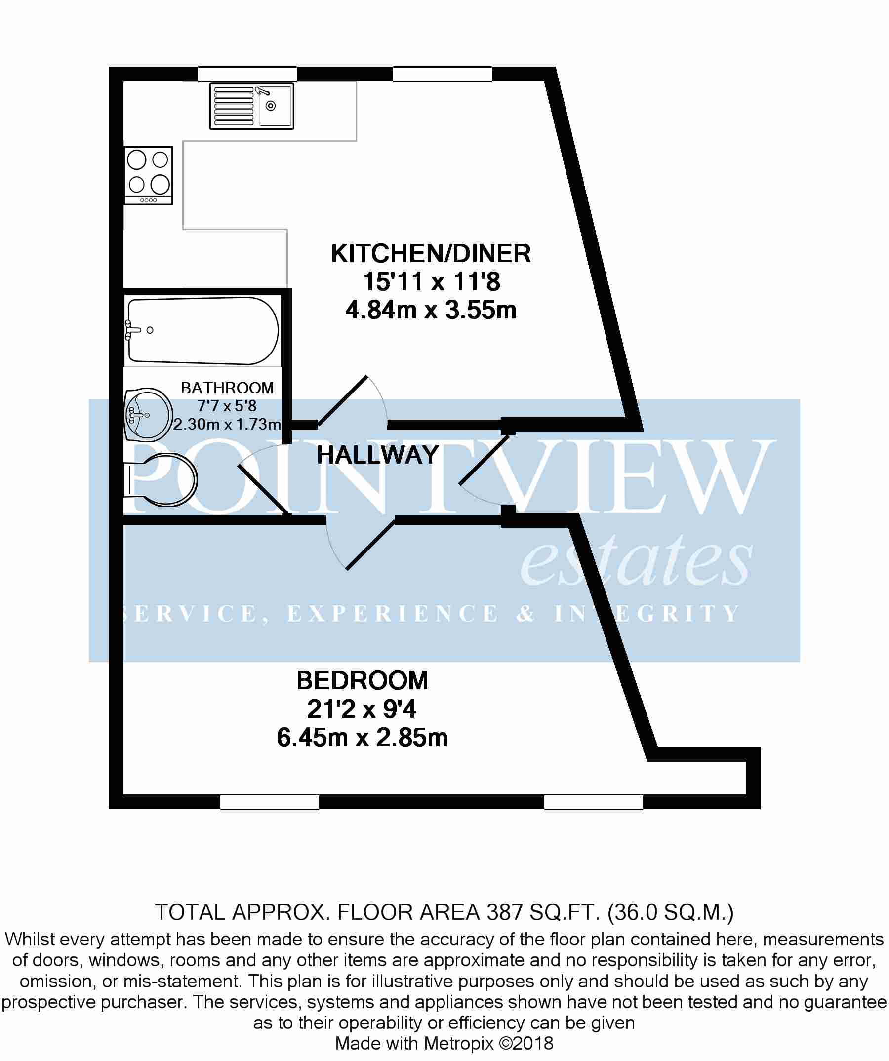 1 Bedrooms Flat to rent in Knowles Hill Cres, Hither Green SE13