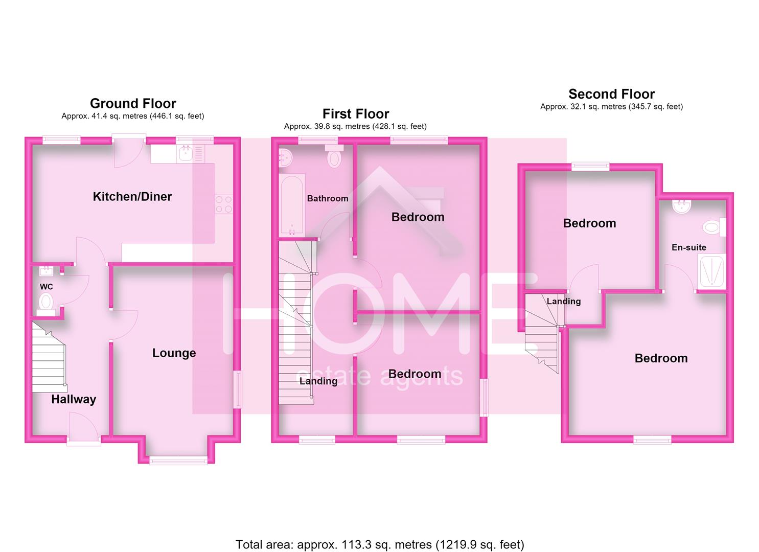 15, Wakes Drive, Manchester floorplan
