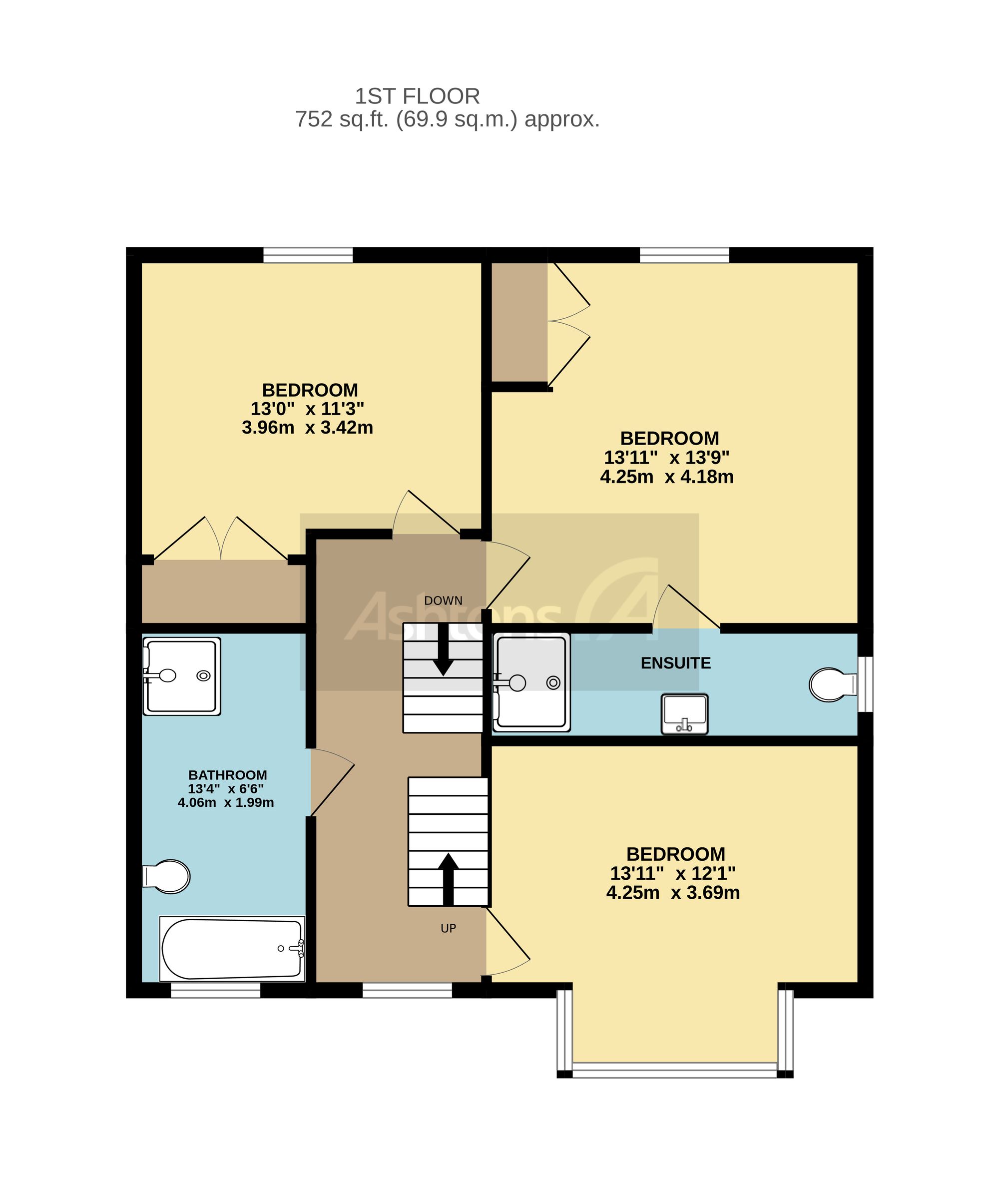 36 Marsh Brook Close, Warrington floorplan