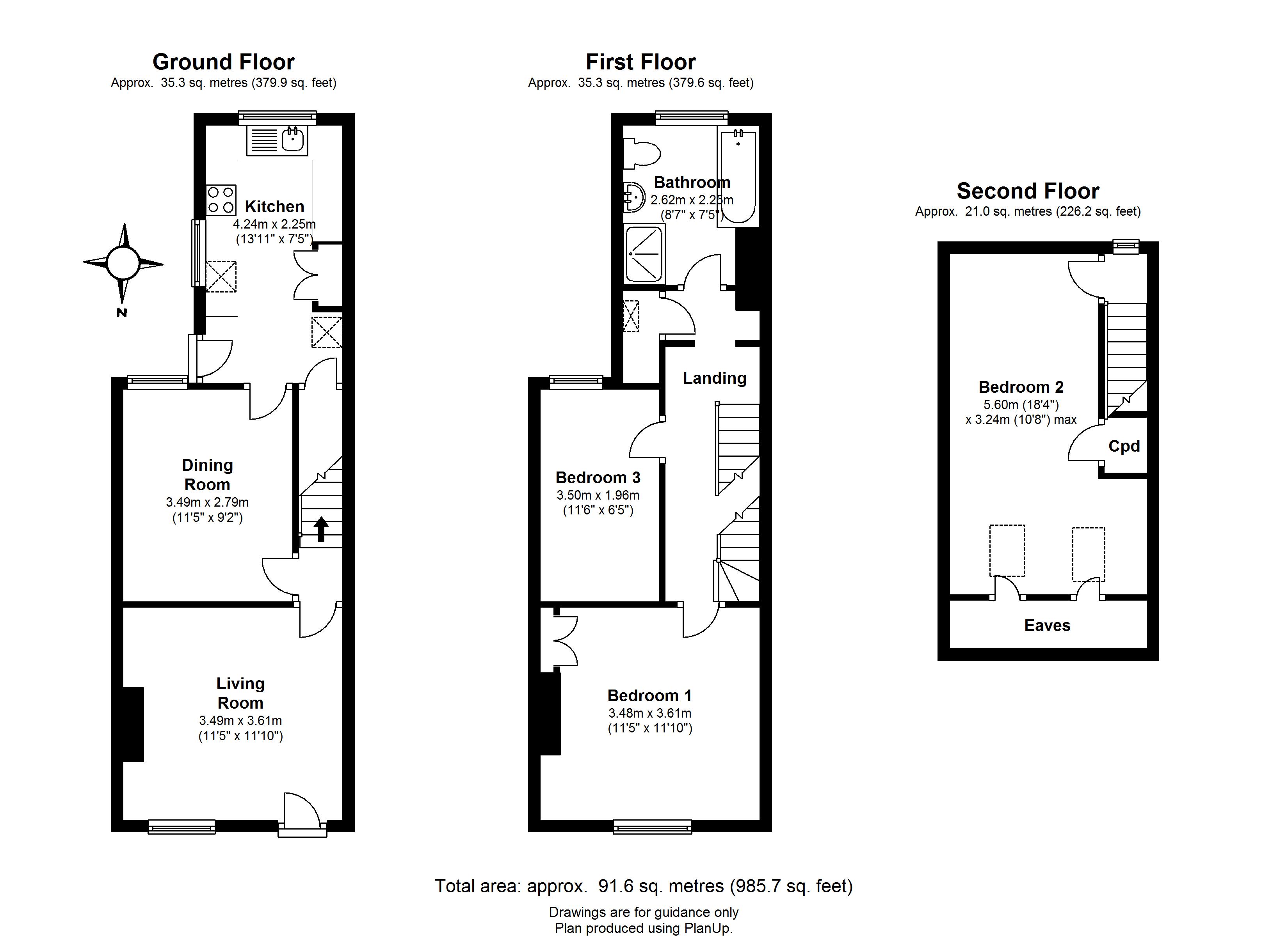 3 Bedrooms Terraced house to rent in Alpha Terrace, Trumpington, Cambridge CB2