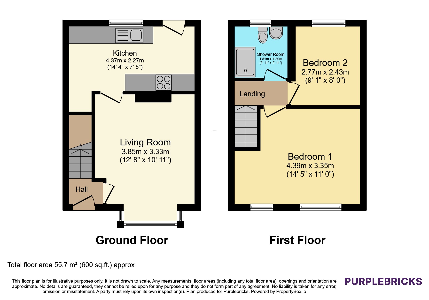 39, Melverley Road, Manchester floorplan