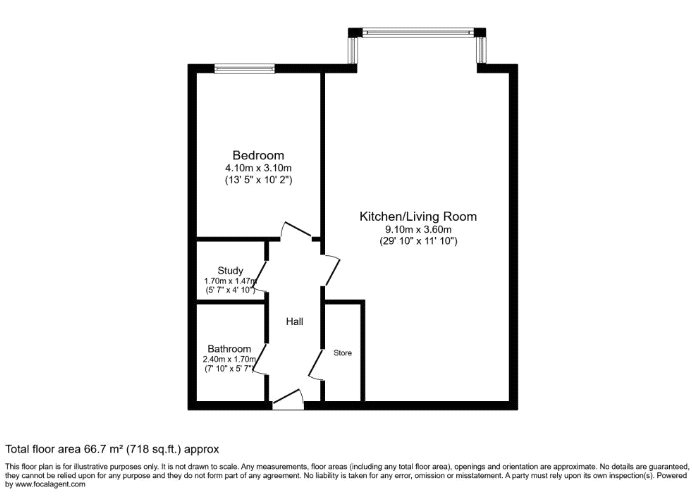 214 Orion Building, 90, Navigation Street, Birmingham floorplan