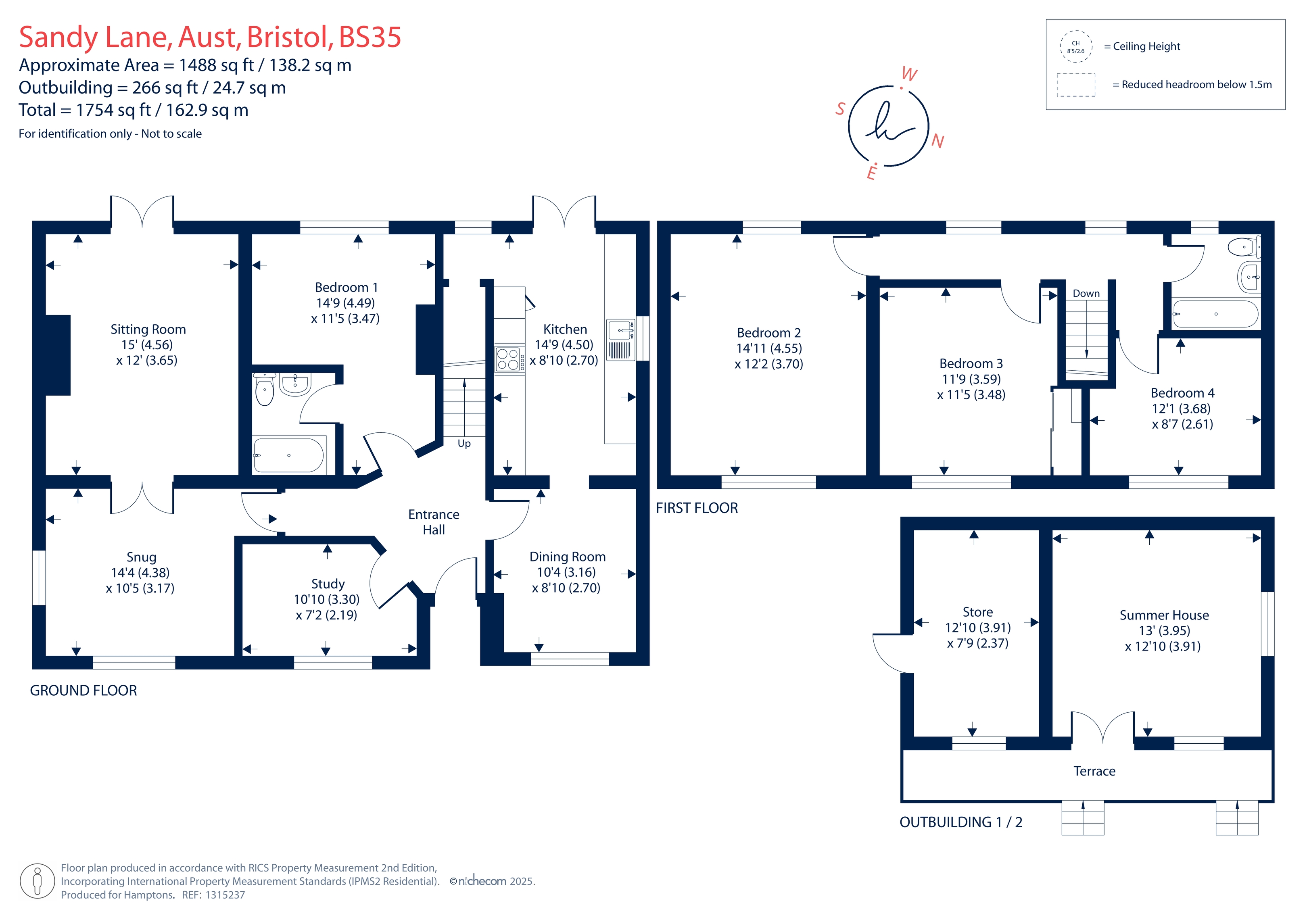 Tavy Cleave, Sandy Lane, Aust floorplan