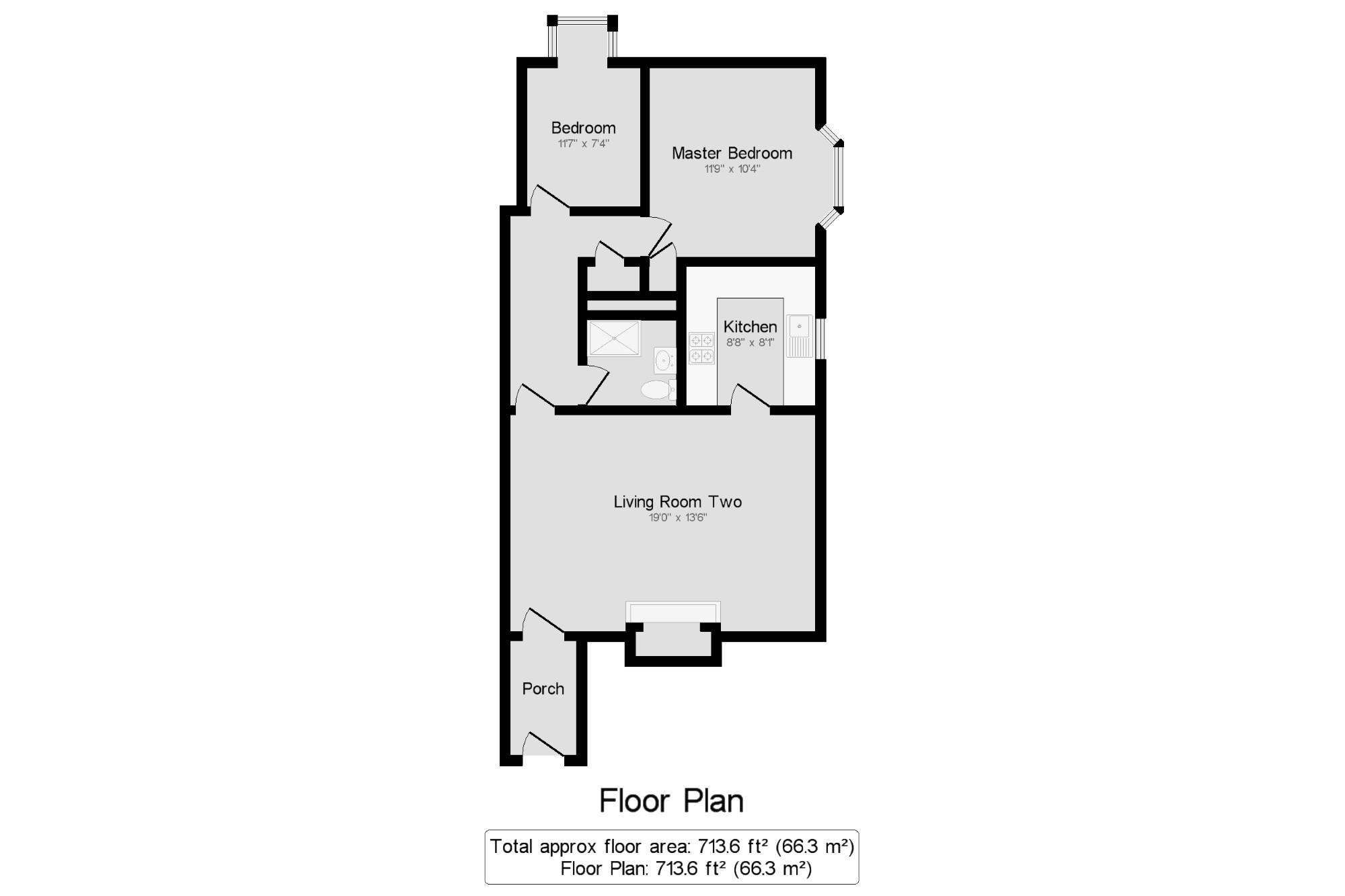 2 Bedrooms Flat for sale in De Parys Lodge, De Parys Avenue, Bedford, Bedfordshire MK40