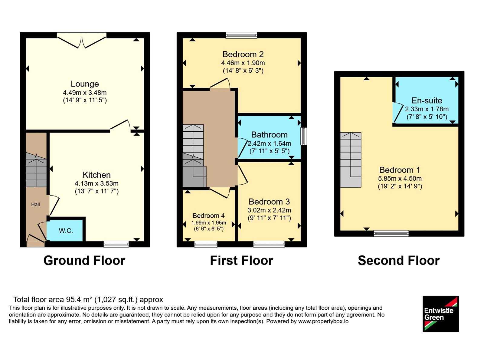 9, Worsley Close, Runcorn floorplan