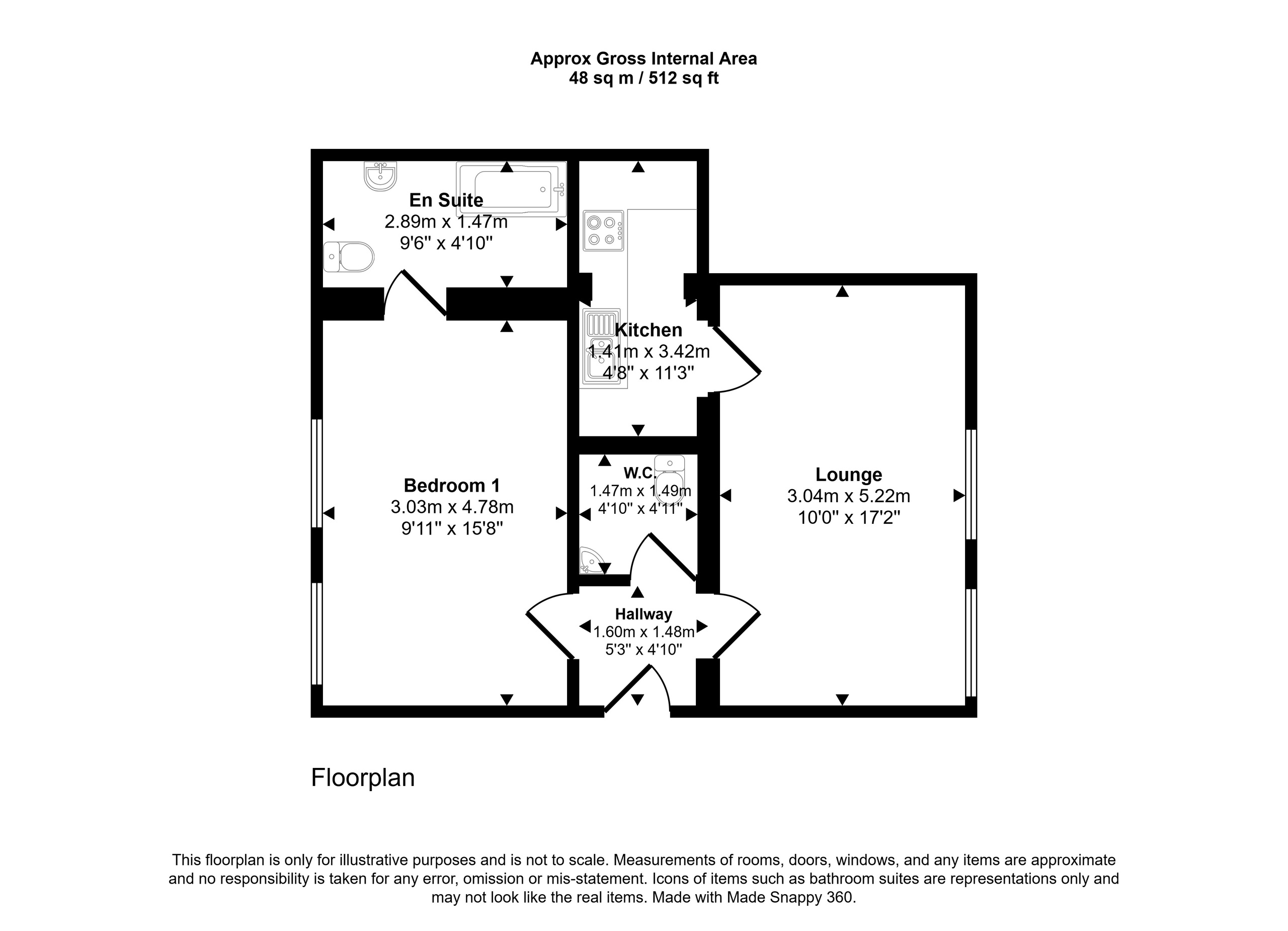 19 Woodleigh Hall Mews, Leeds floorplan