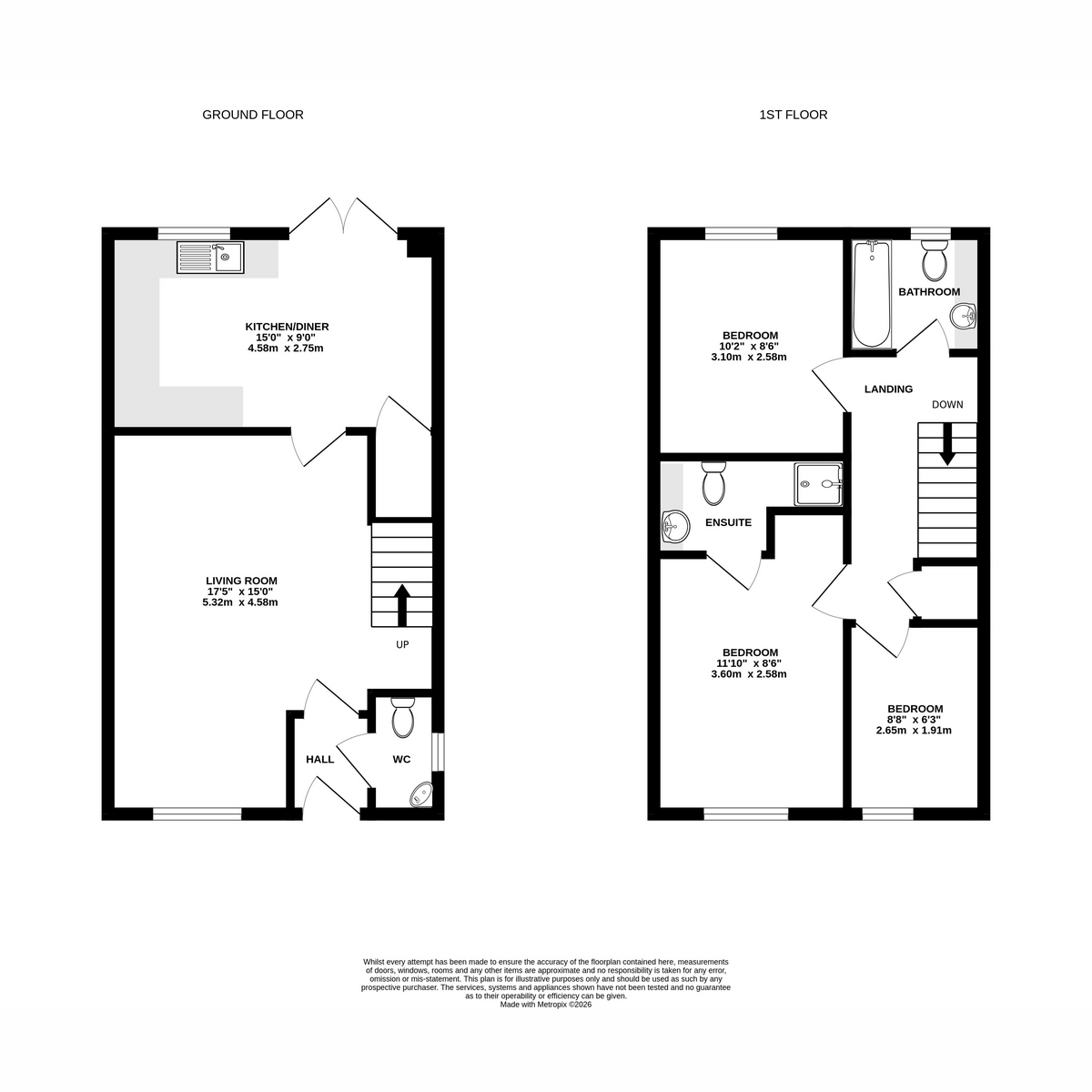 22, Griffen Close, Bridgwater floorplan