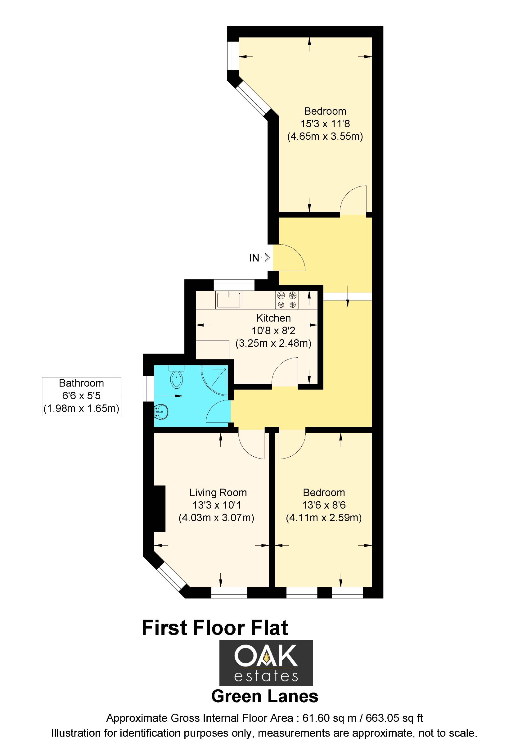 399a Green Lanes, London floorplan