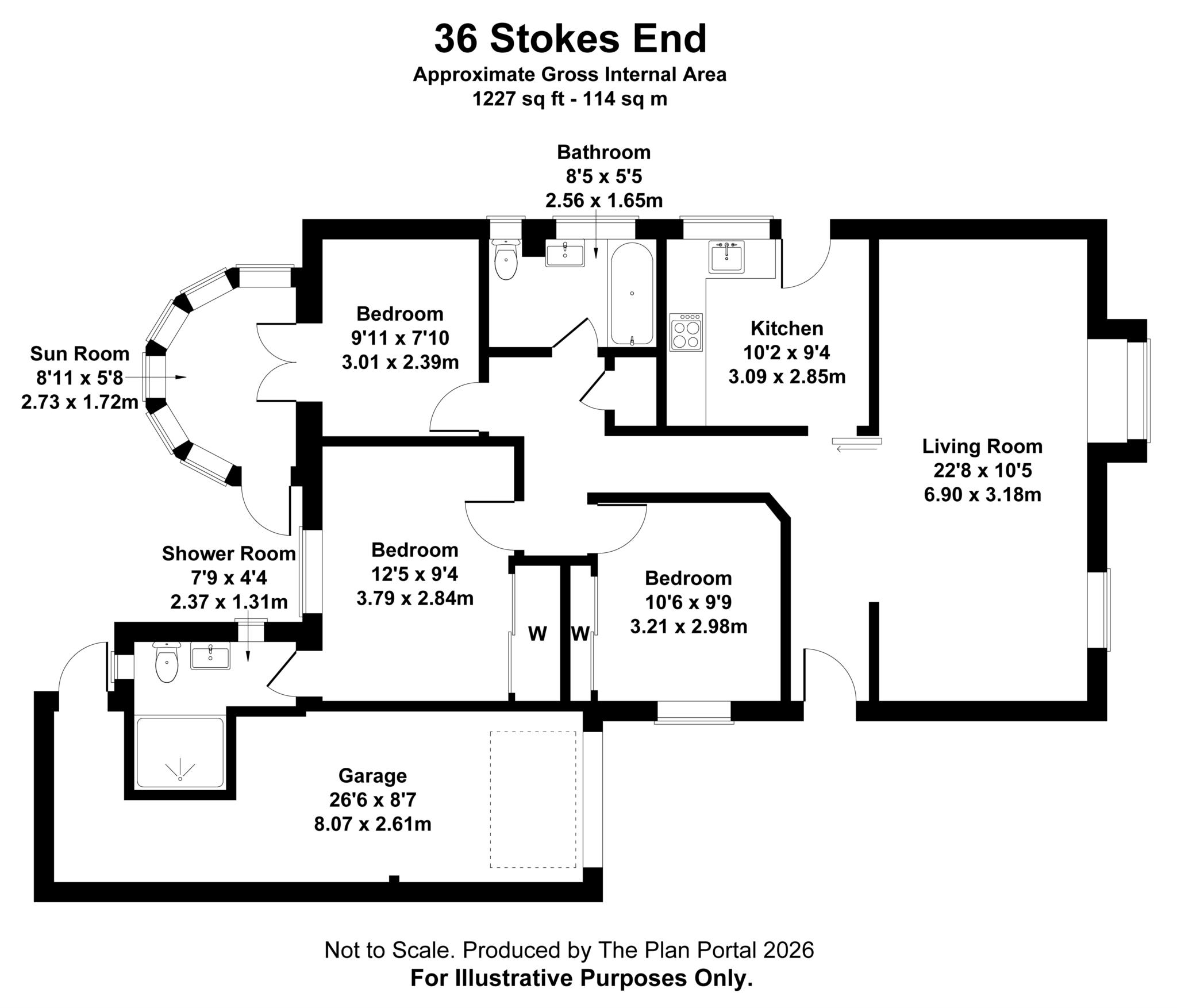 36, Stokes End, Aylesbury floorplan