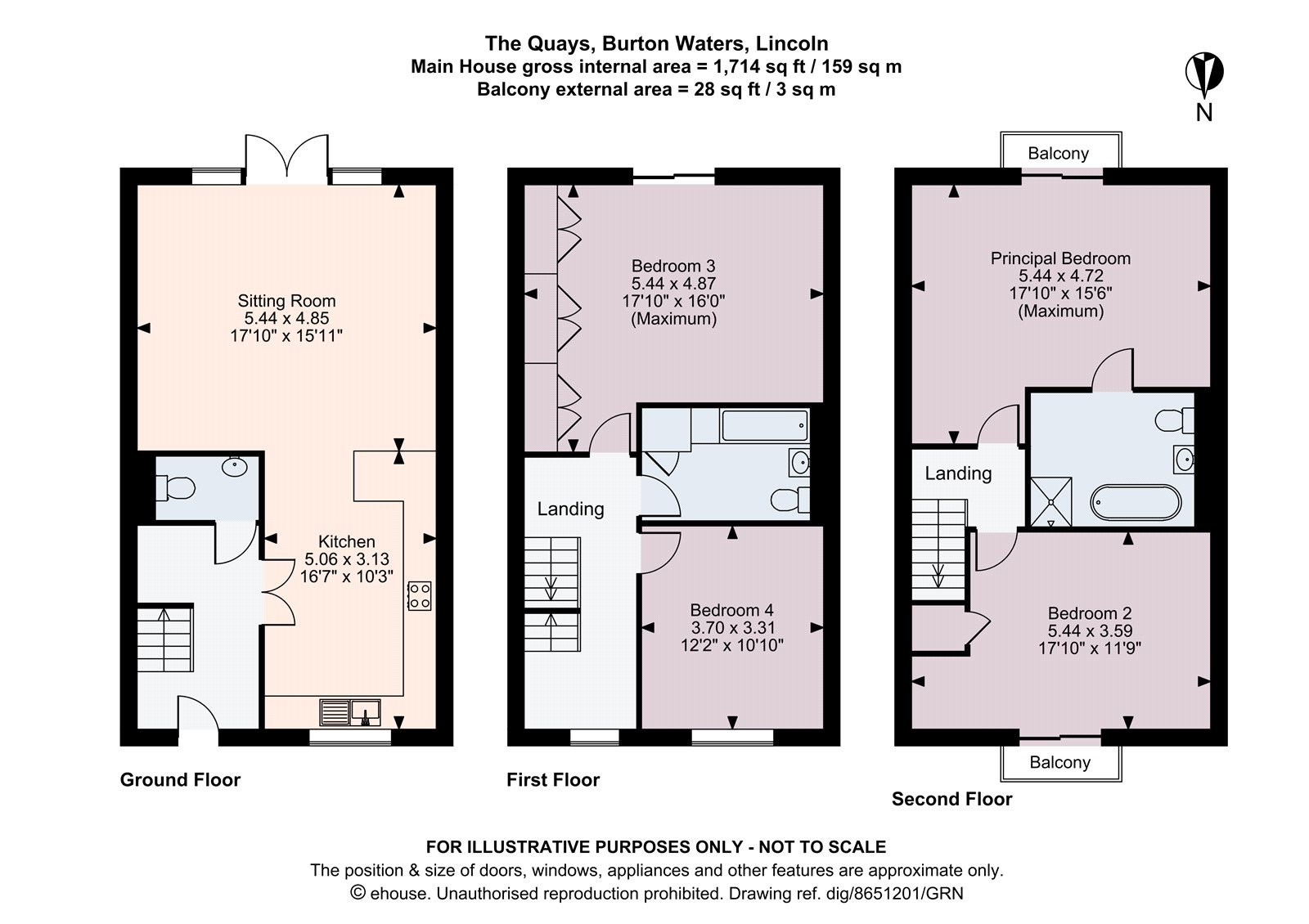 24, The Quays, Lincoln floorplan