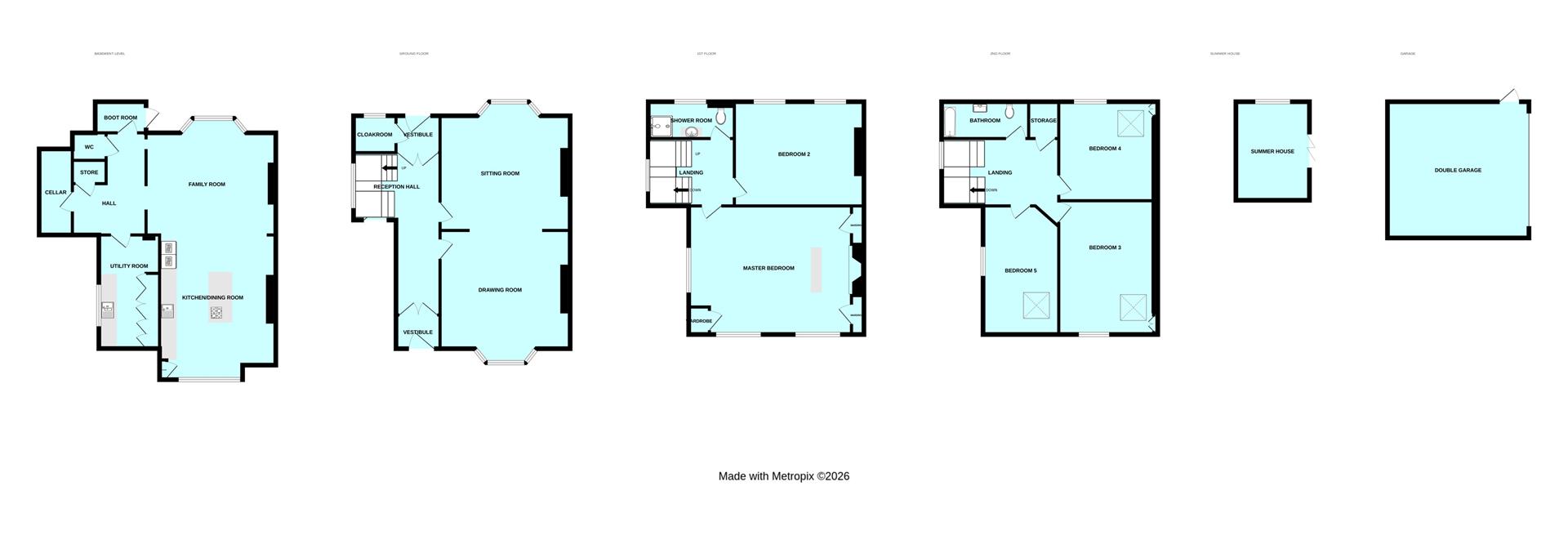 3, Collingwood Villas, Plymouth floorplan