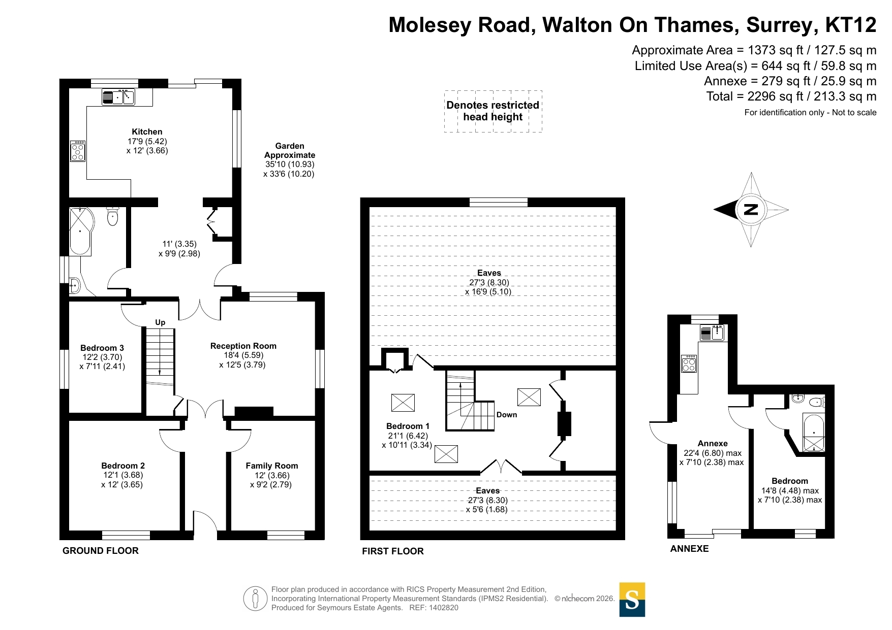 358, Molesey Road, Surrey floorplan