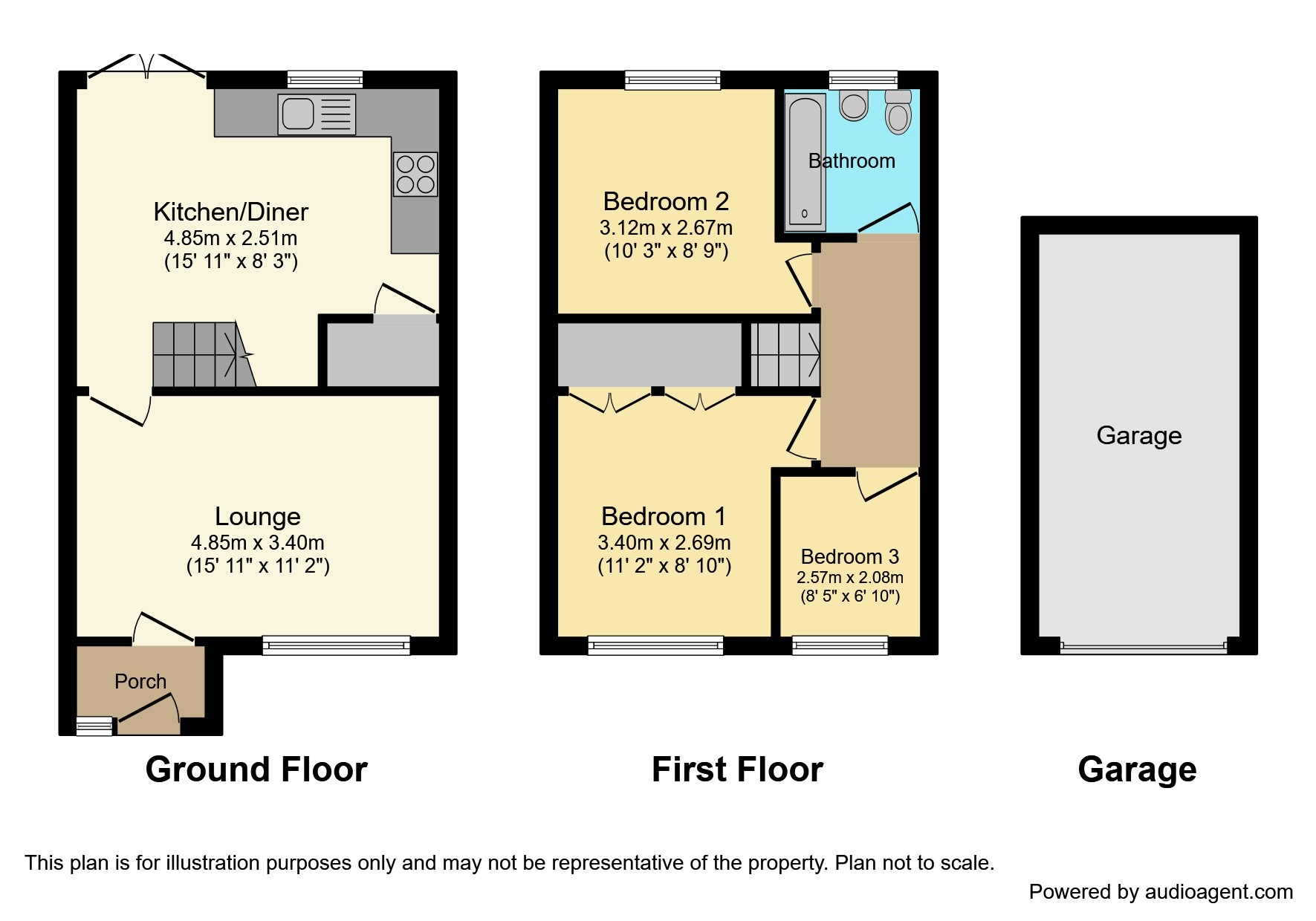 32 Heysham Close, Lincoln, Lincolnshire floorplan