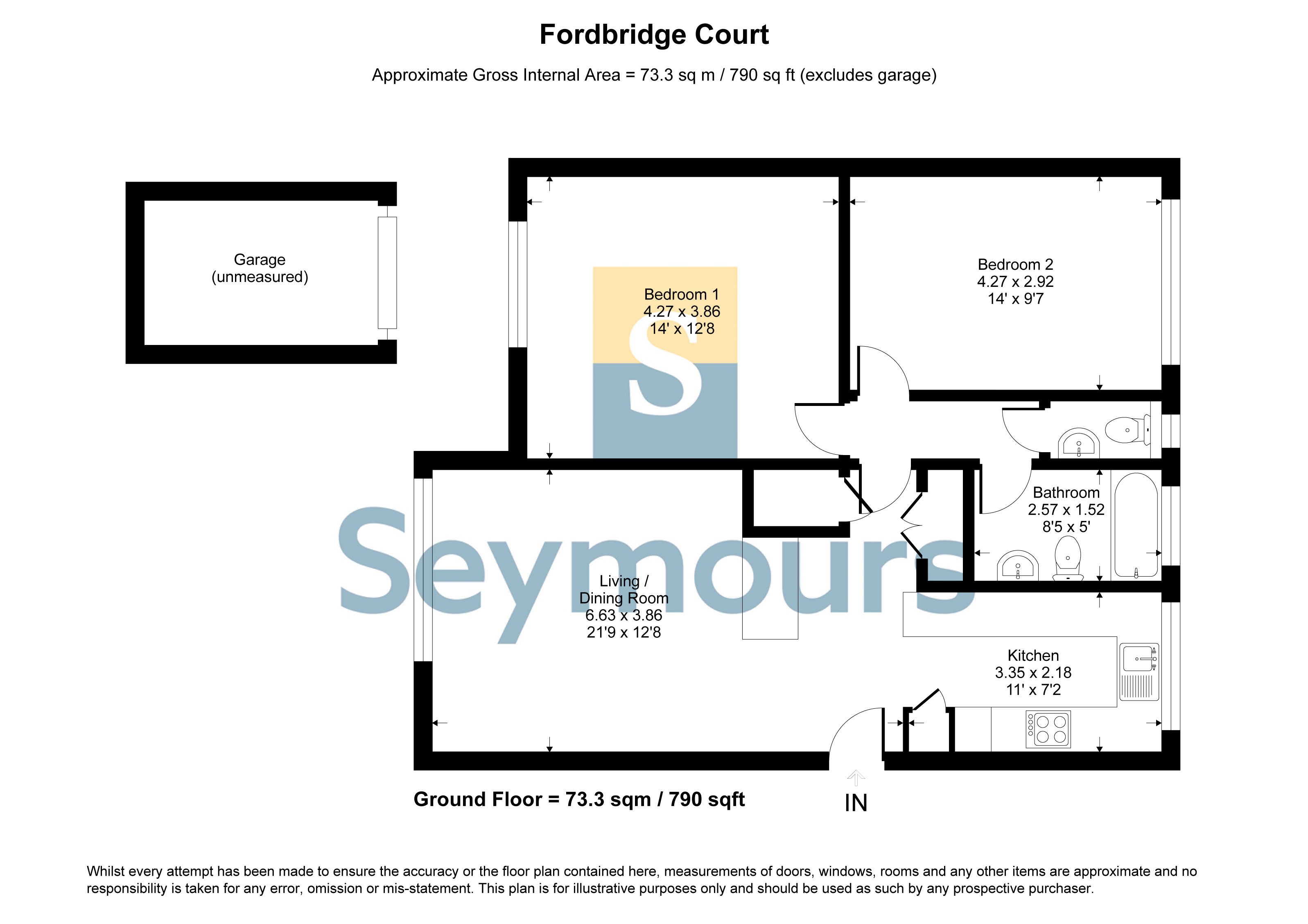 Fordbridge Road, Ashford, Surrey, TW15 floorplan