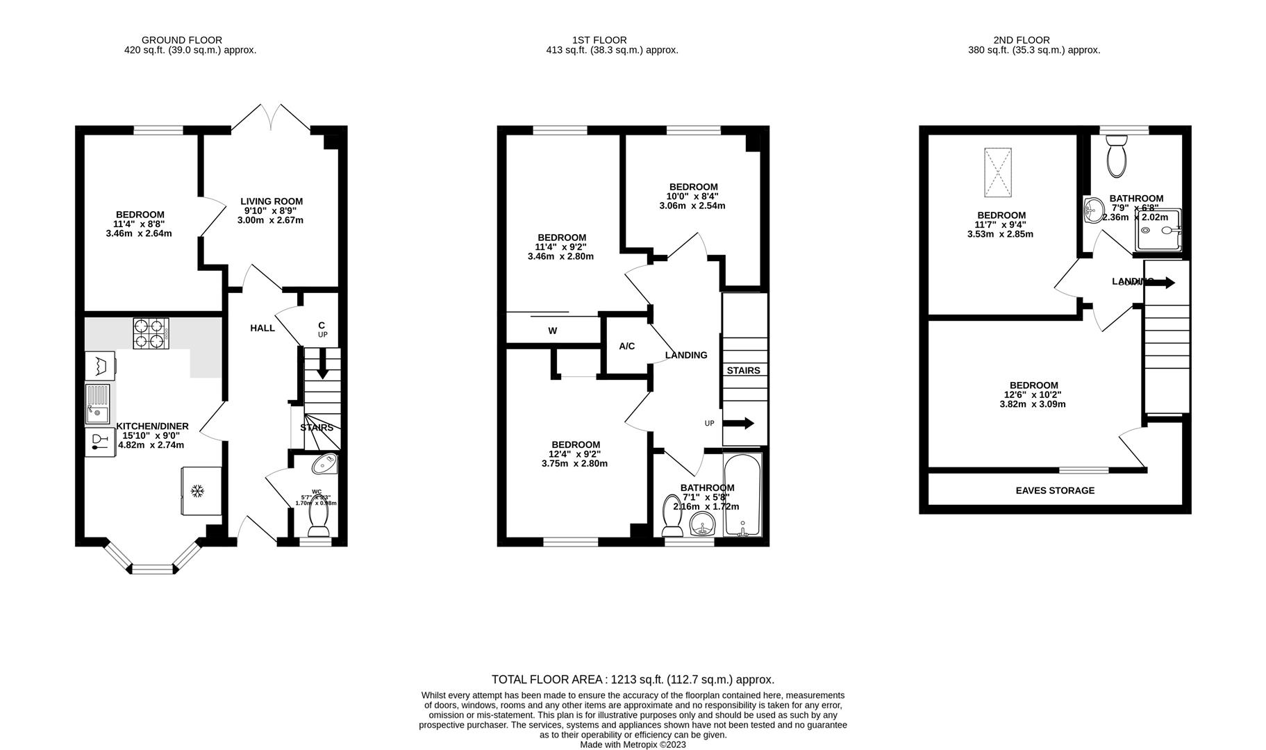 2, Breachwood View, Bath floorplan