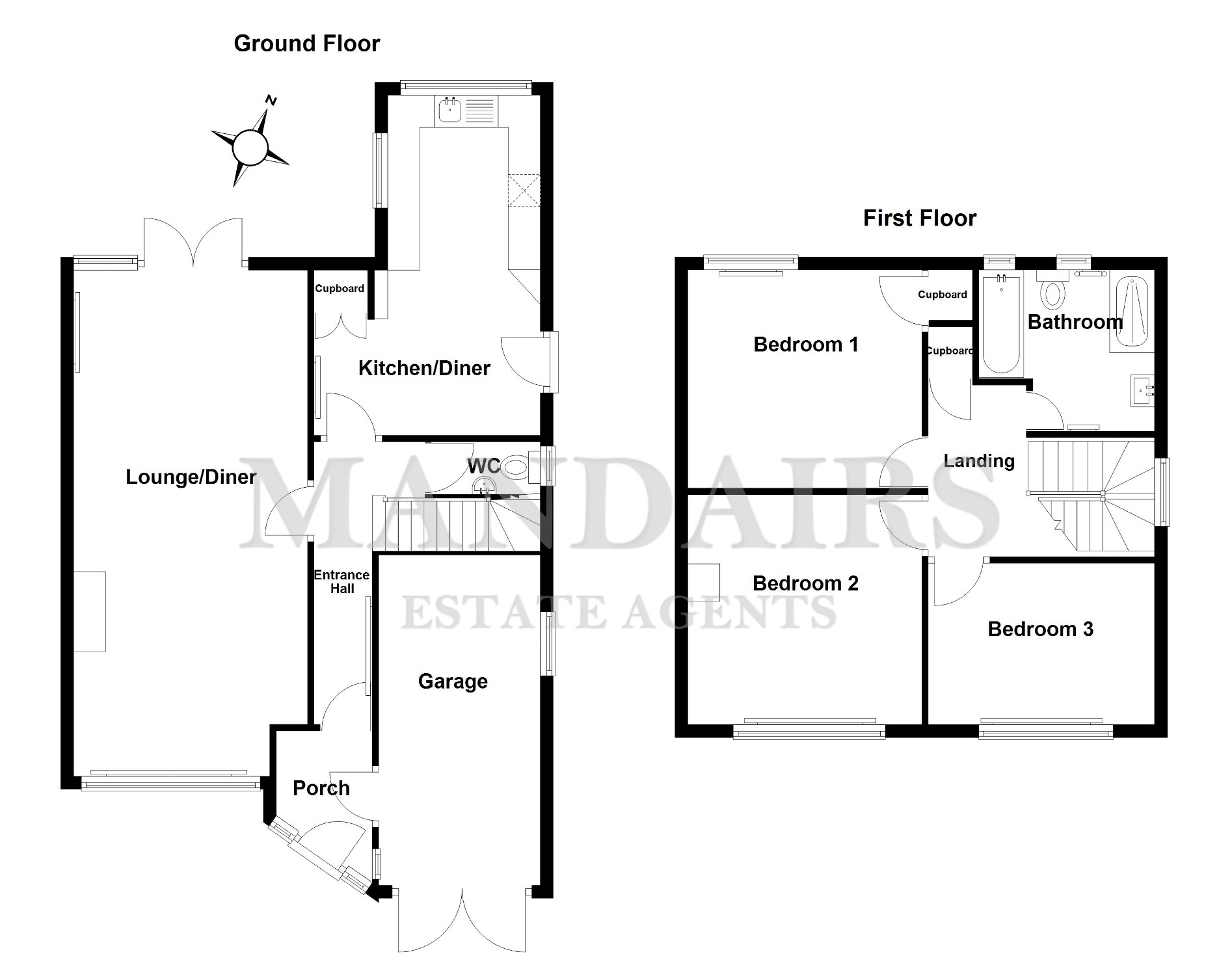 12 Edinburgh Avenue, Peterborough floorplan