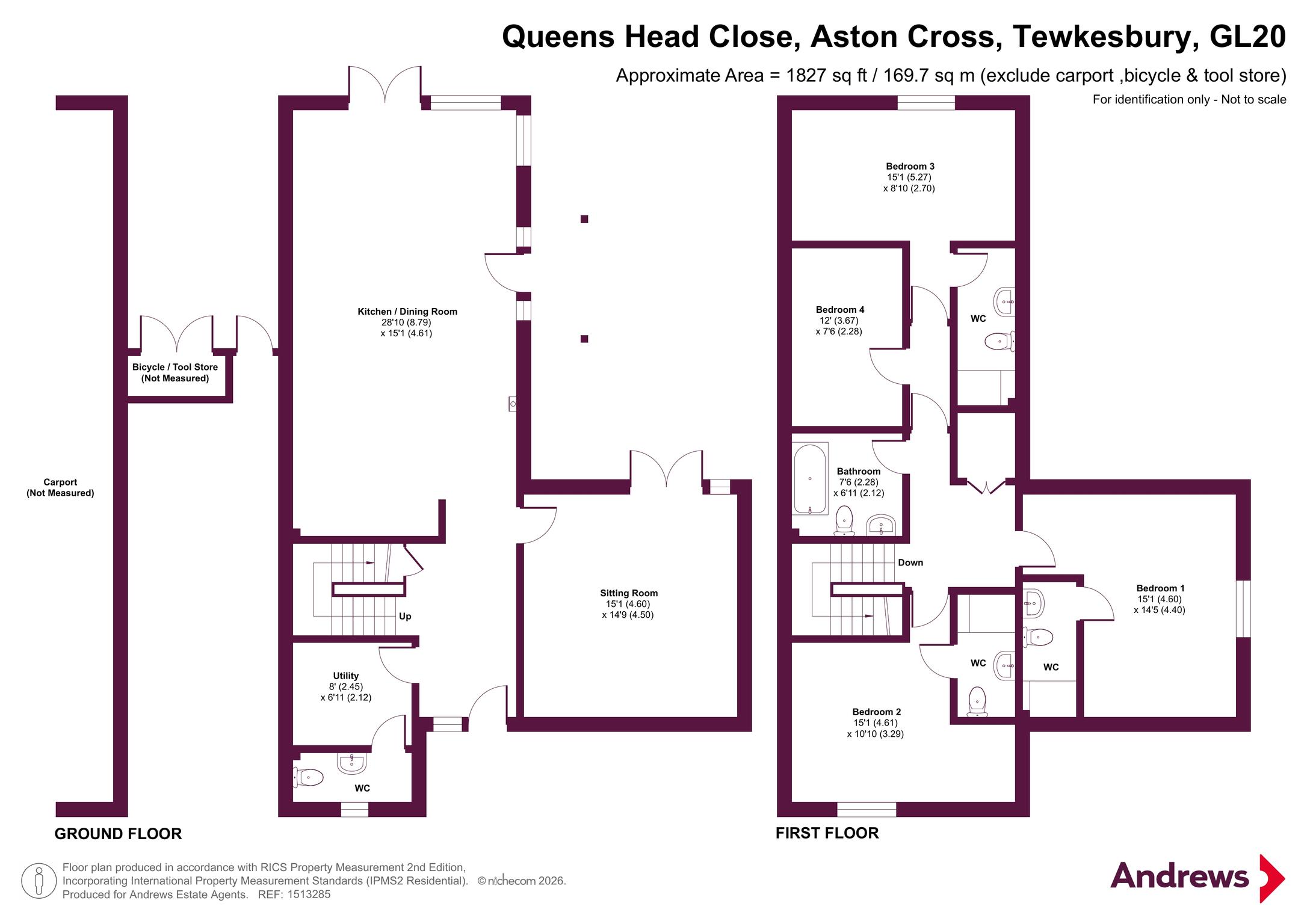OPEN HOUSE!,, OPEN HOUSE At Queens Head Close, Tewkesbury floorplan