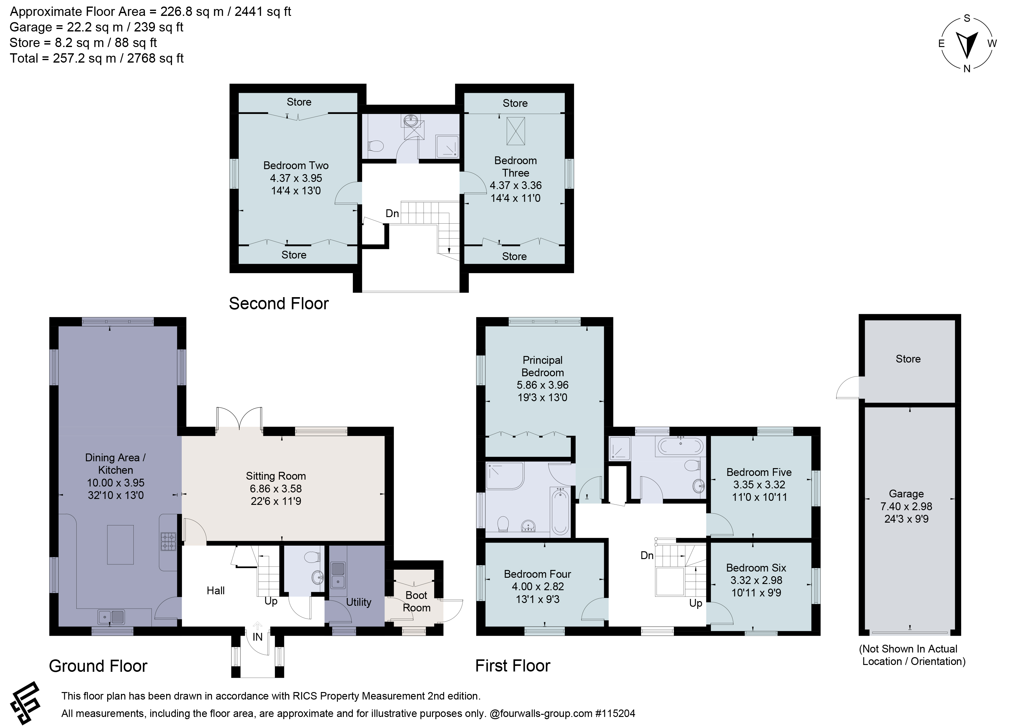 Fossebridge, Gloucestershire floorplan
