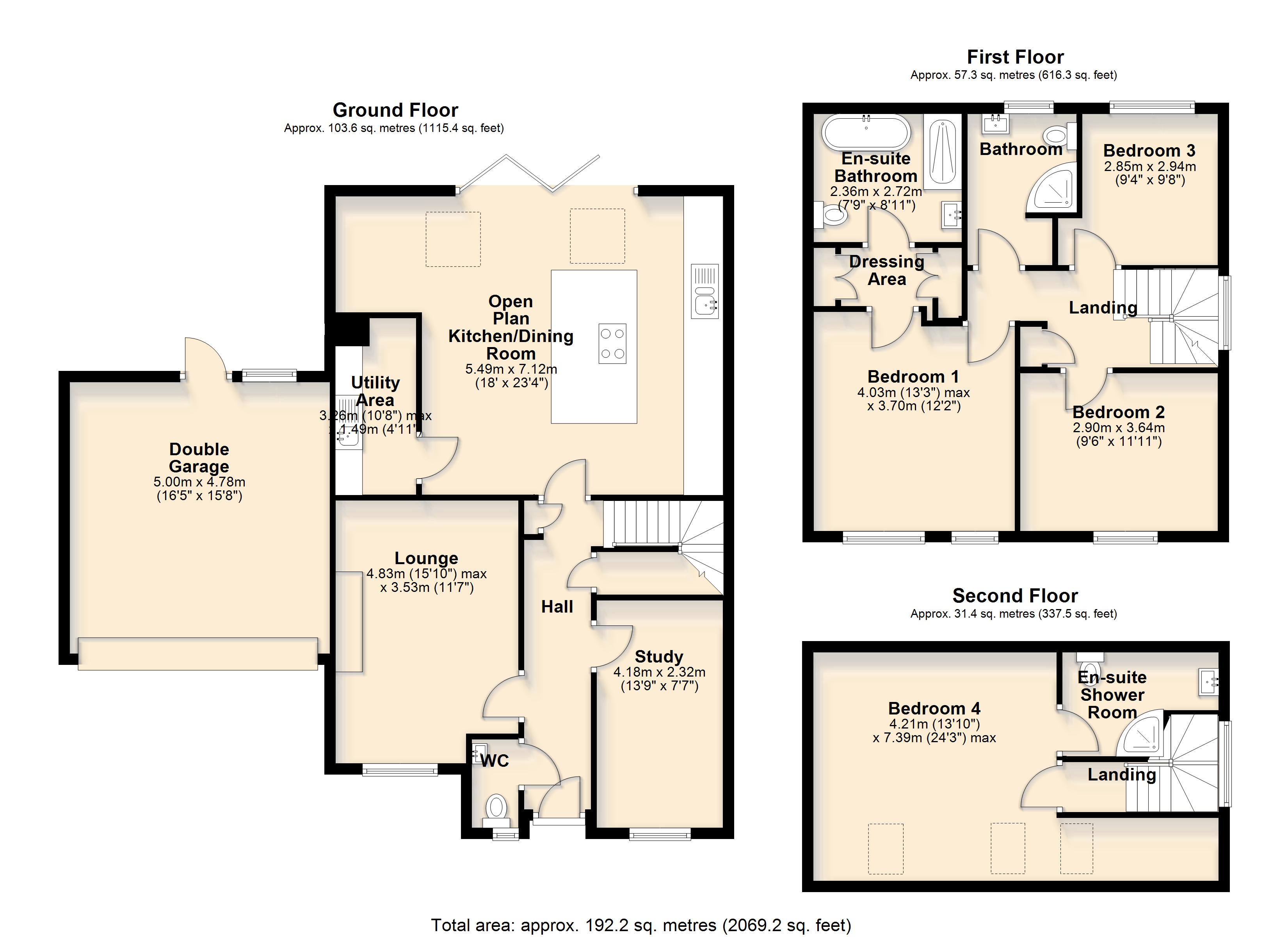 9, Pinehurst Way, Ivybridge floorplan
