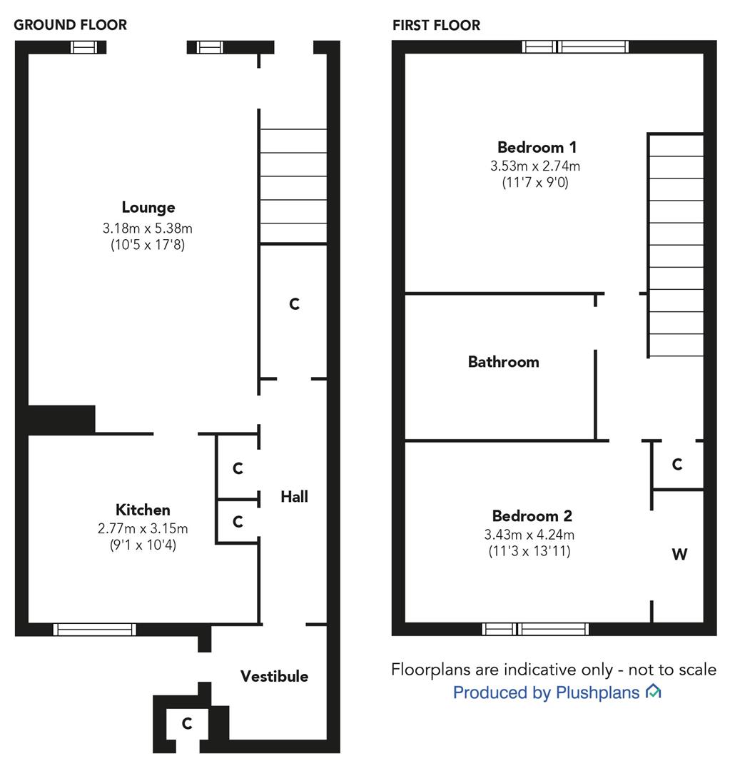 Finnieston Street, Greenock PA15, 2 bedroom terraced house for sale