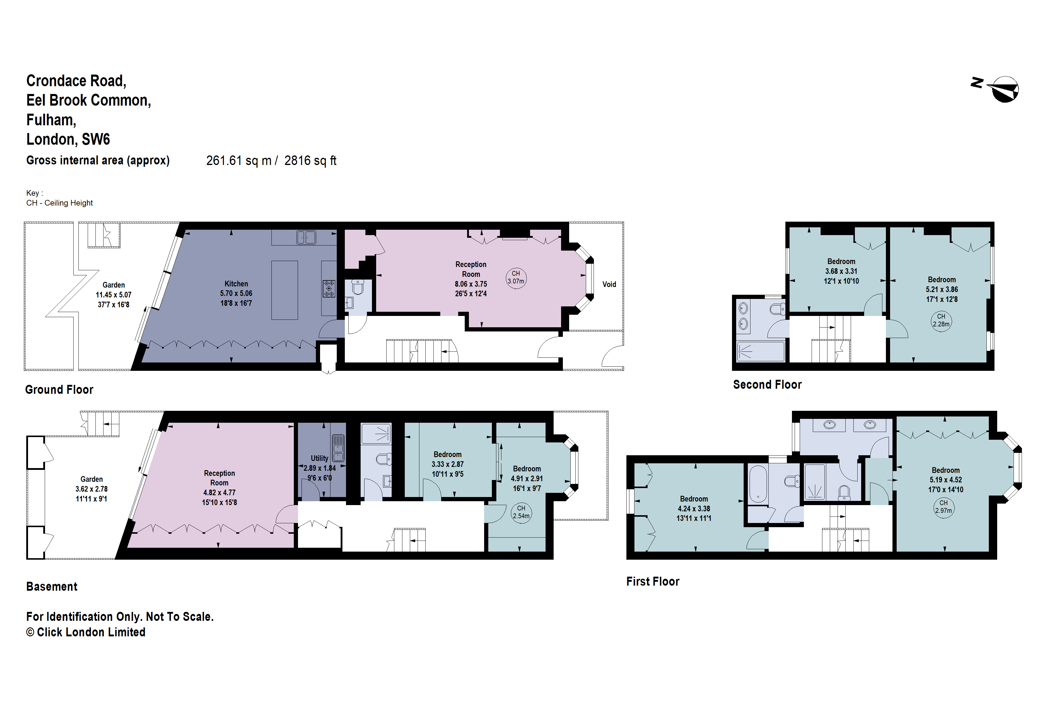 Crondace Road, Eel Brook Common, Fulham, London SW6, 5 bedroom terraced