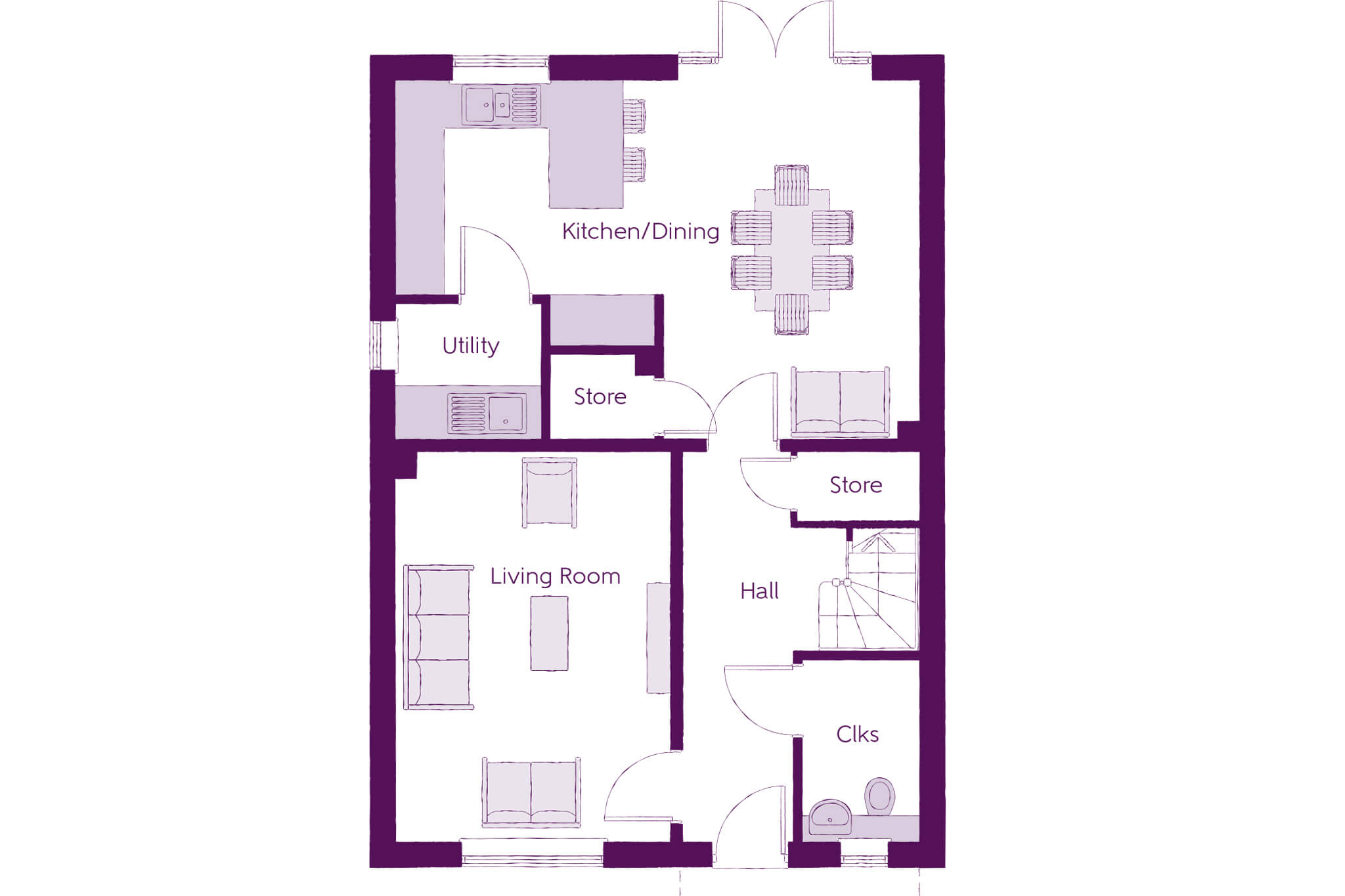 206, London Road, Sleaford floorplan