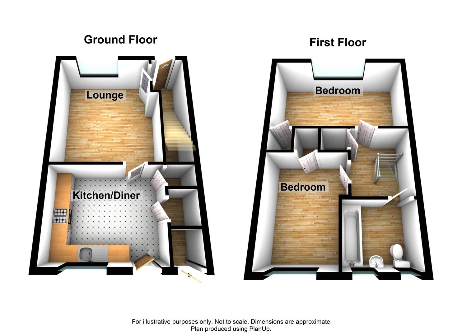 2 Bedrooms Town house for sale in Harrison Road, Norton, Stoke-On-Trent ST6