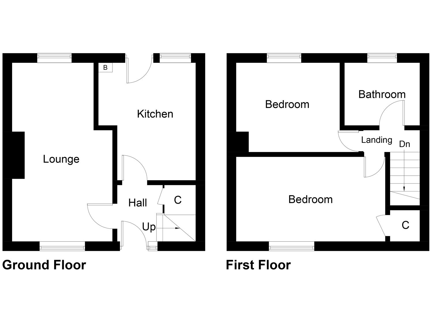 2 Bedrooms Terraced house for sale in Monenna Crescent, Scone, Perth PH2