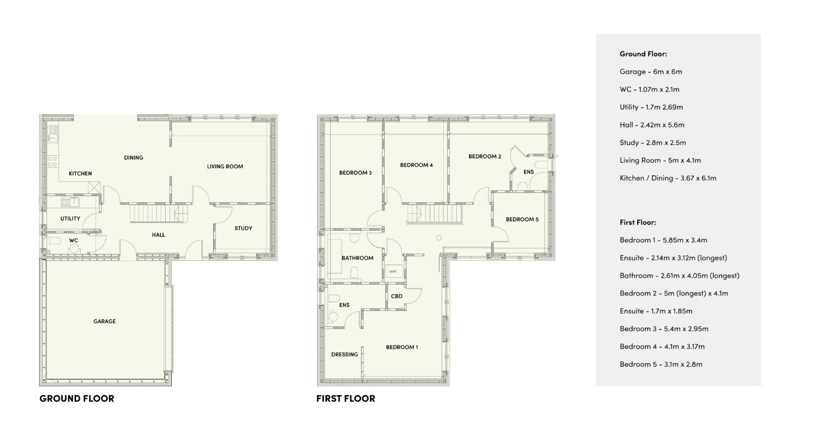 Plot 13, The Celadon, Bluebell Meadows, Netherthong floorplan