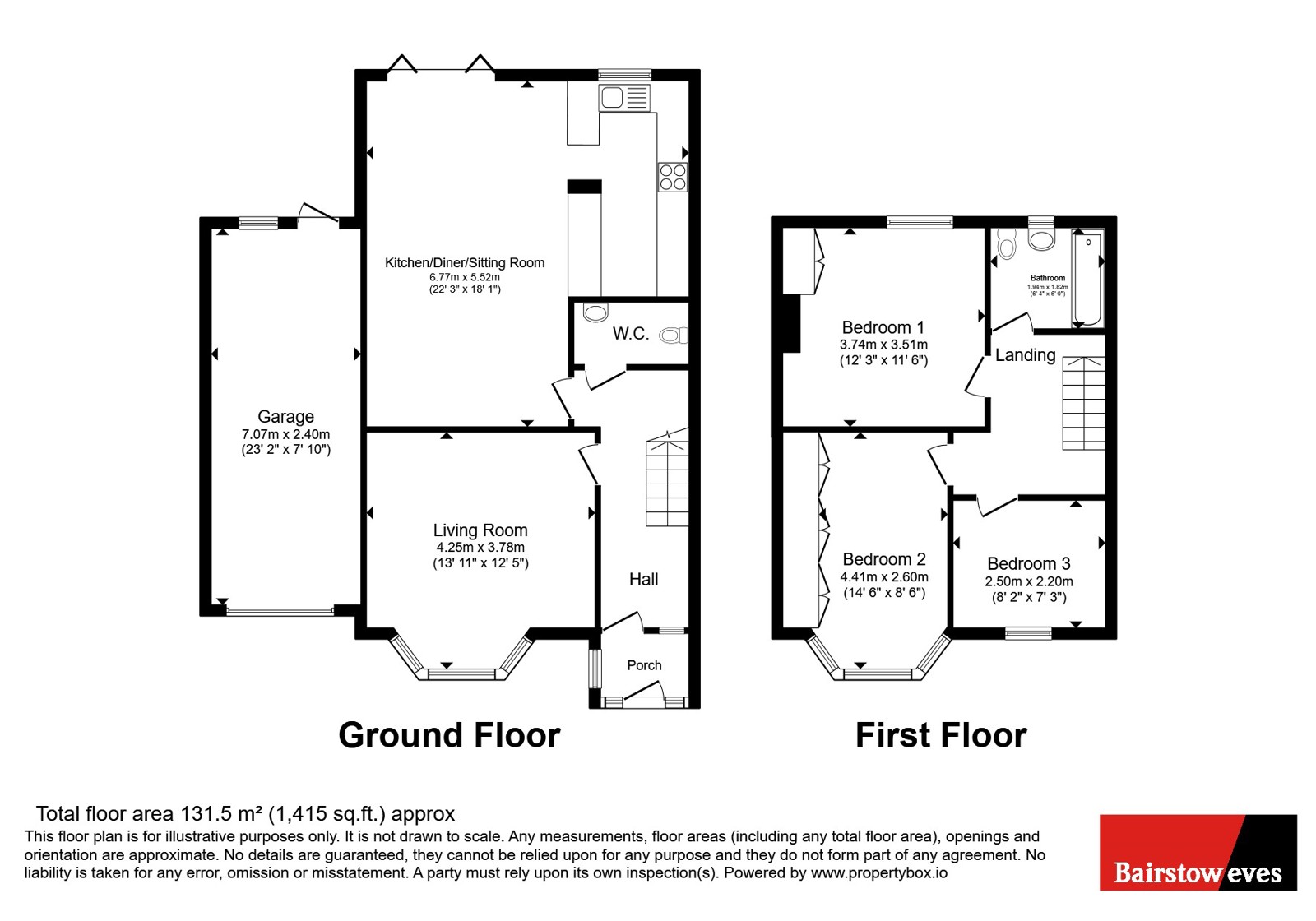1, Cheviot Road, Hornchurch floorplan