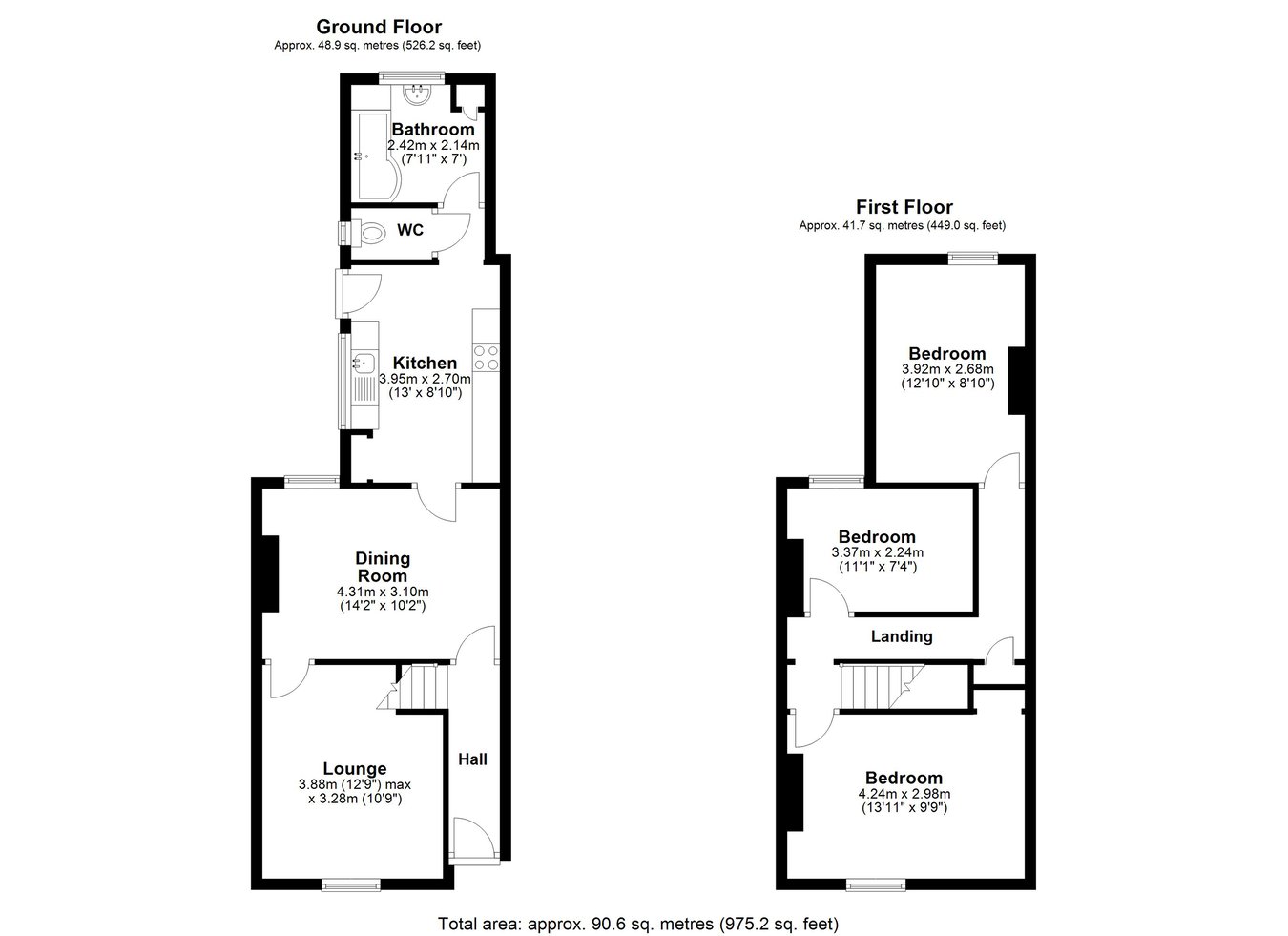 83, Crabble Hill, Dover floorplan