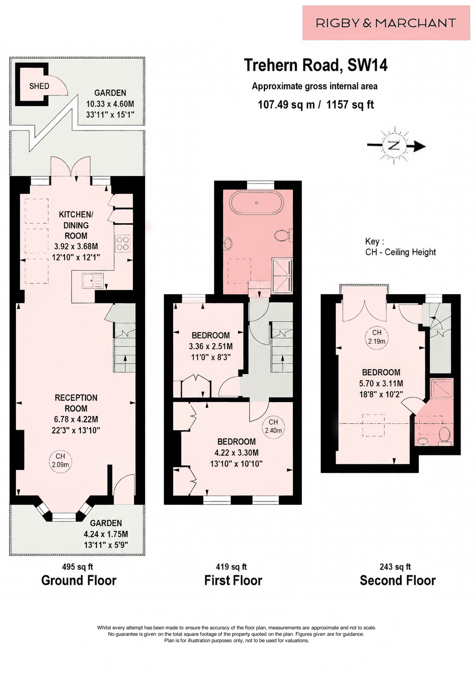 27 Trehern Road, London floorplan